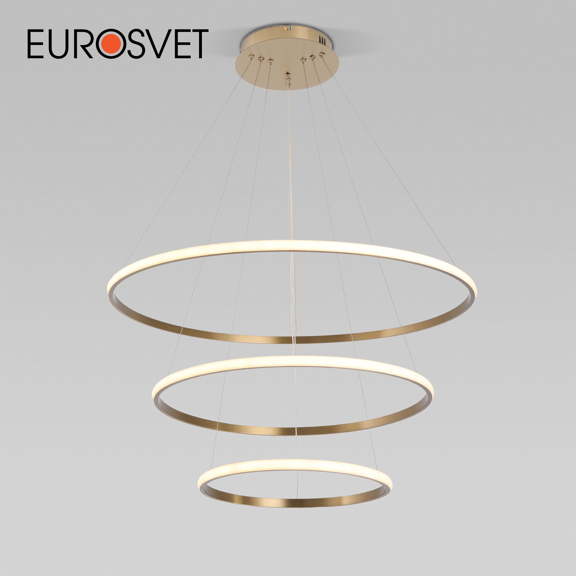 Изображение товара Люстра подвесная Eurosvet 90264/3 с пультом управления регулируемый белый свет