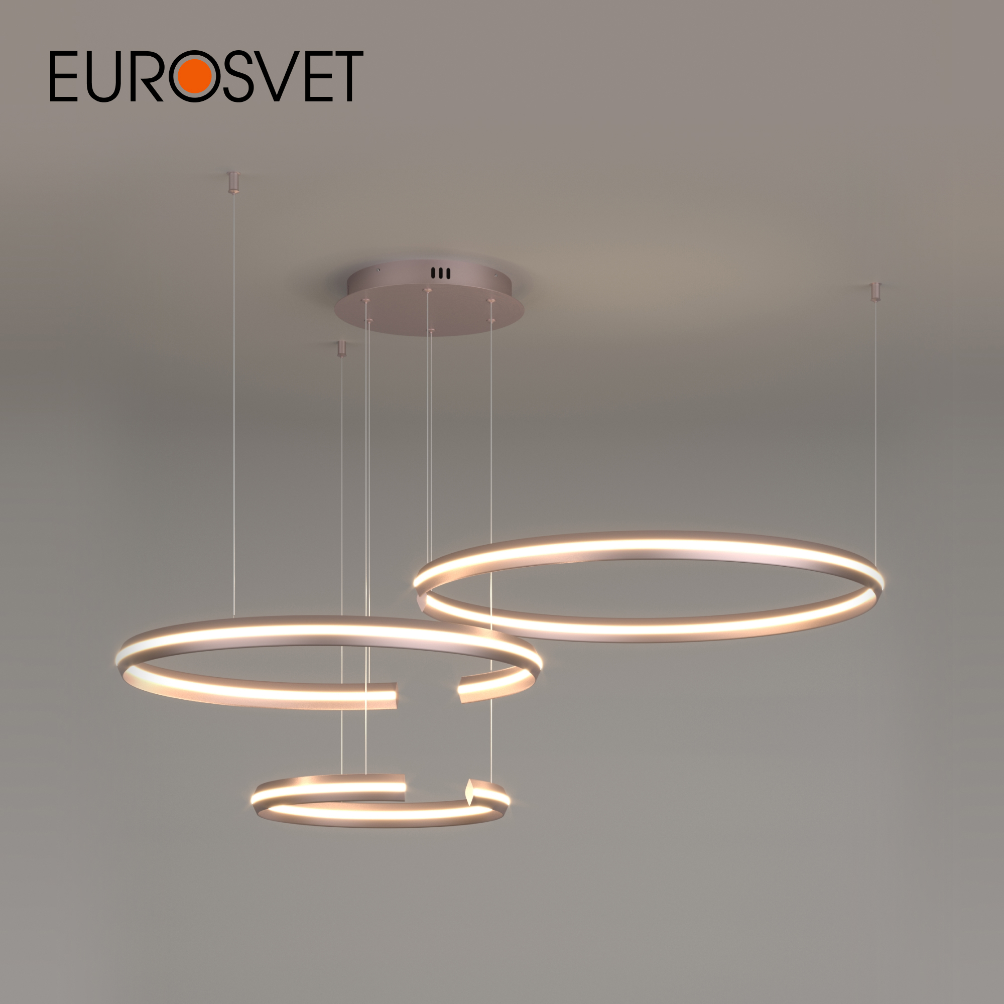 Изображение товара Подвесной светильник Eurosvet 90180/3 160 Вт никель modern дизайн