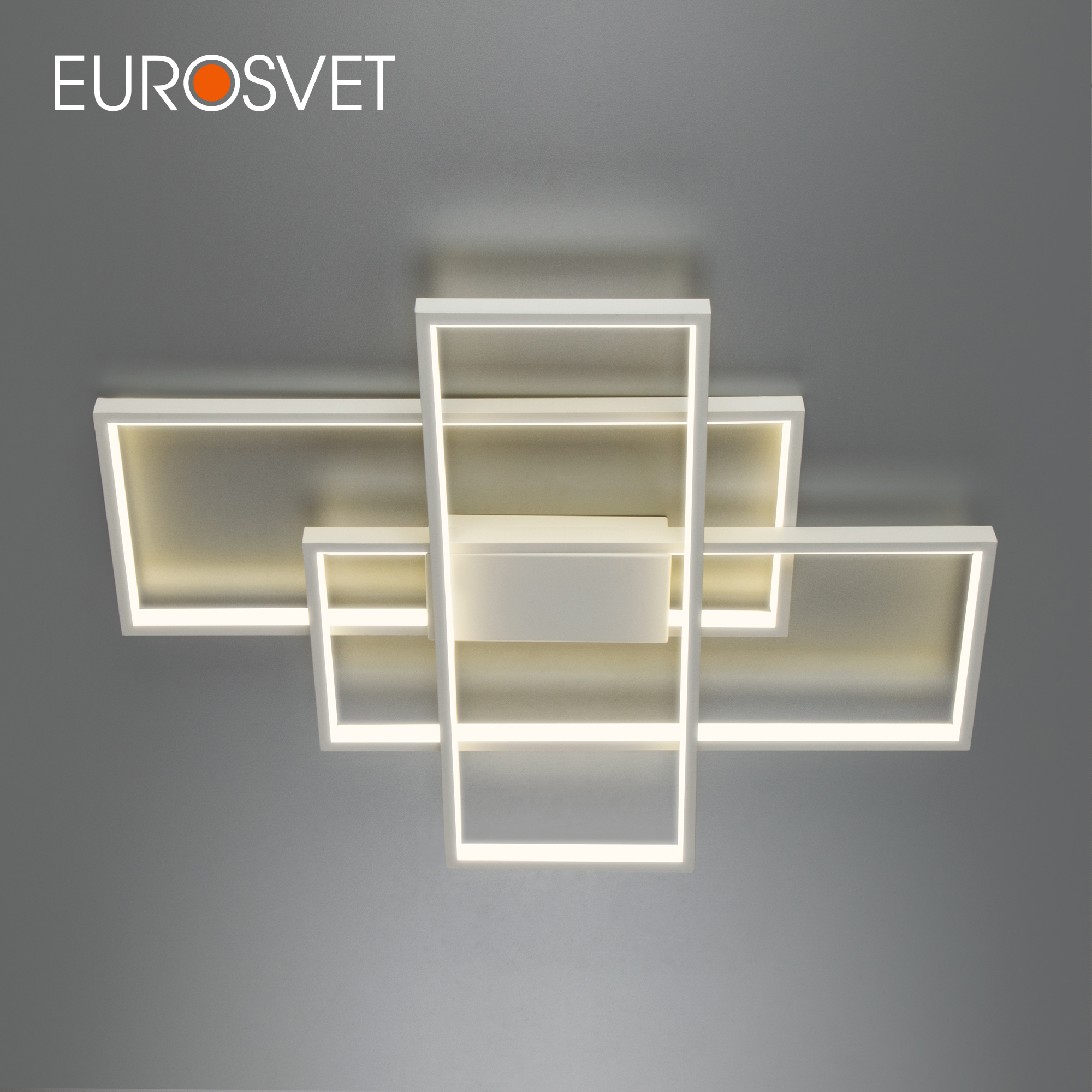 Изображение товара Потолочный светодиодный светильник Eurosvet Direct 90177/3 белый 65 Вт для 18 м²