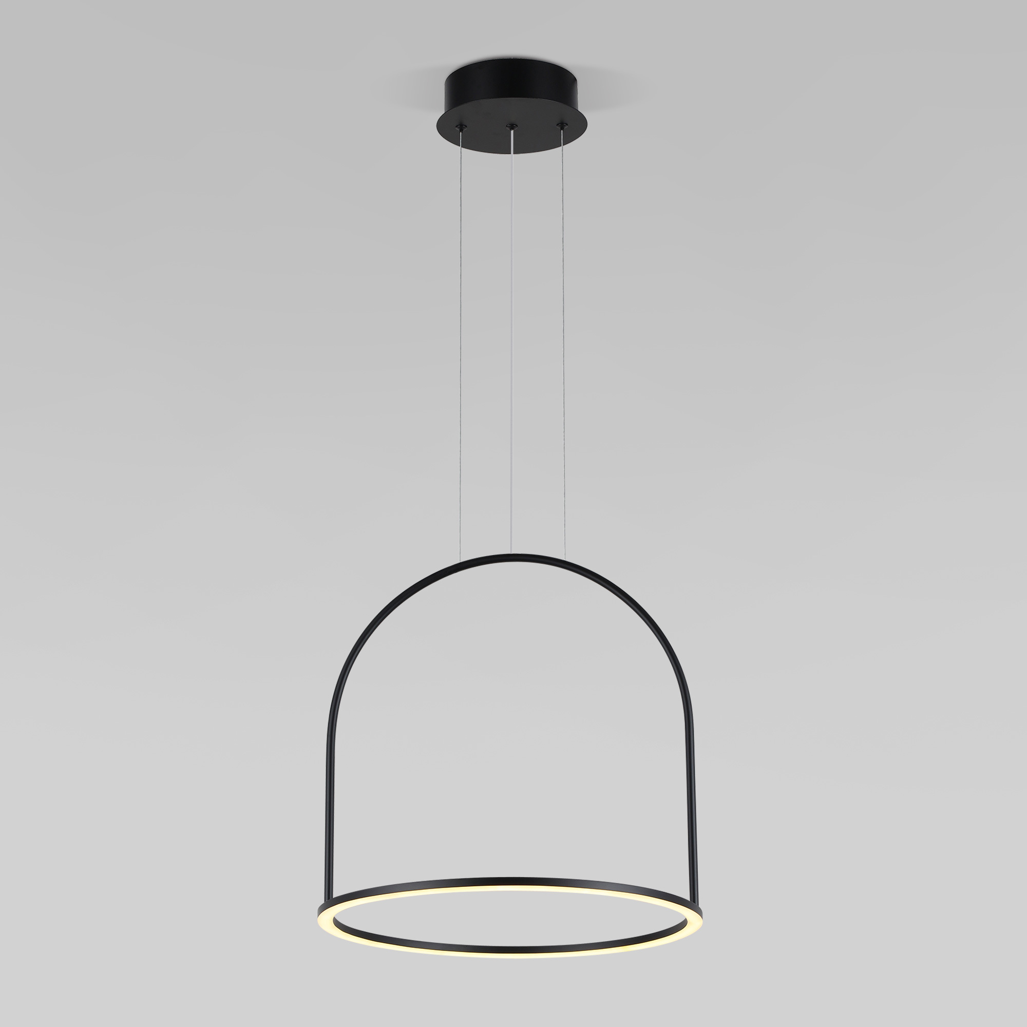 Изображение товара Светильник подвесной светодиодный Eurosvet 90322/1 регулируемый черный