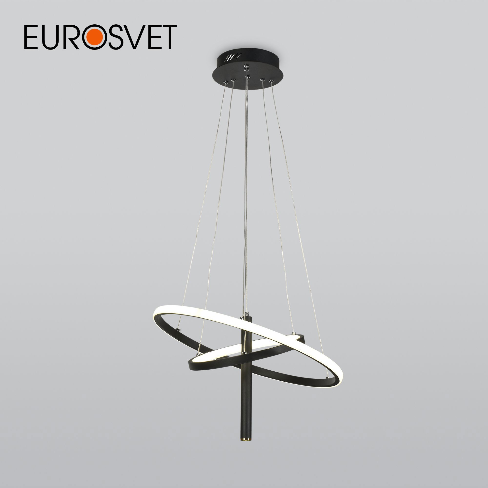 Изображение товара Светильник подвесной светодиодный Eurosvet 90270/1 черный