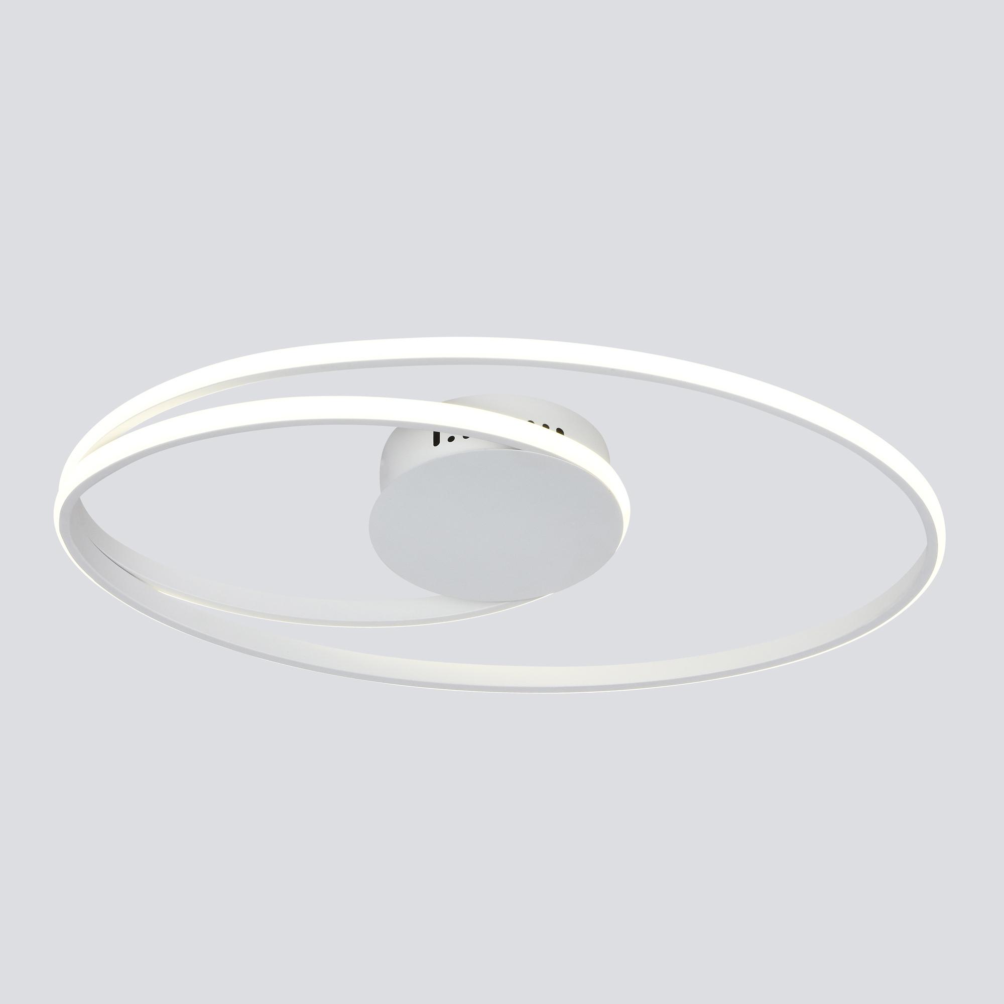 Изображение товара Люстра потолочная светодиодная Eurosvet 90250/1 для низких потолков 6 м² белая