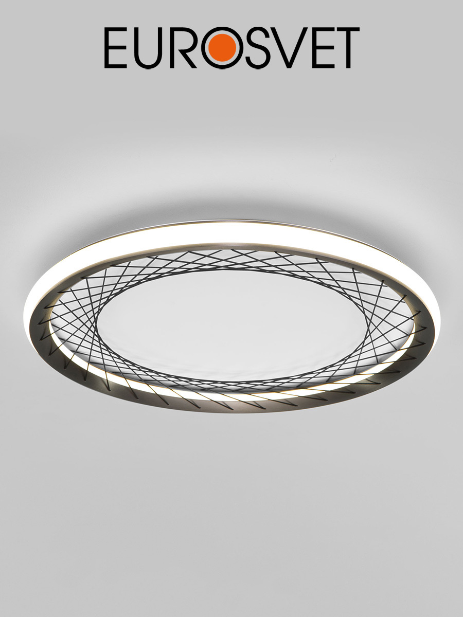 Изображение товара Люстра потолочная Eurosvet Parafe 40023/1 LED серый/белый свет