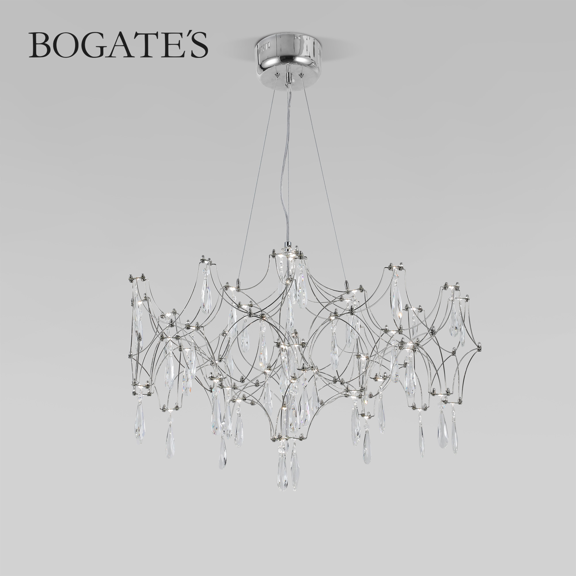 Изображение товара Подвесная светодиодная люстра Bogate's Tense 443/1 с пультом и регулируемой цветовой палитрой