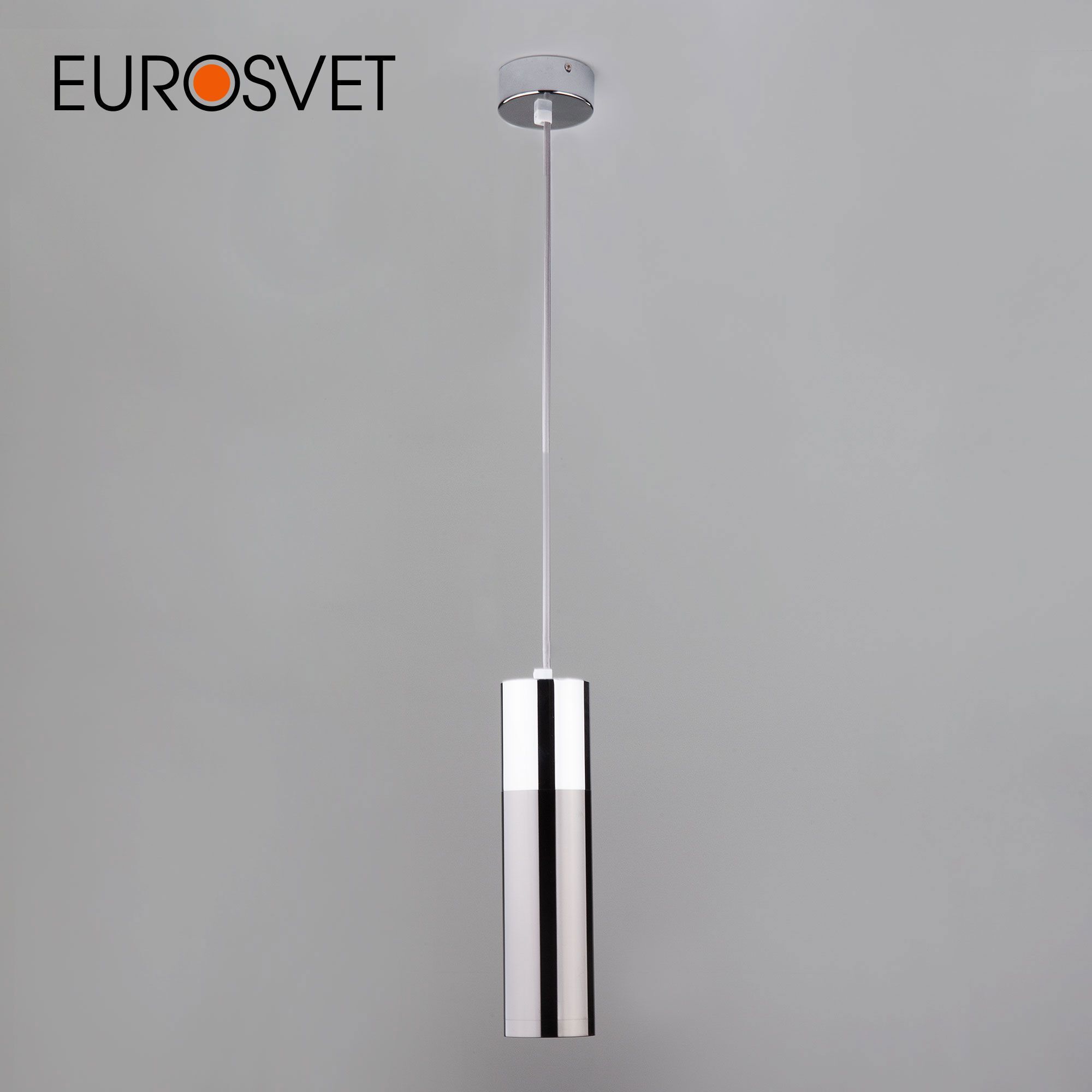 Изображение товара Светильник настенно-потолочный светодиодный Eurosvet Double Topper 00000084445, 3 м², нейтральный белый свет, цвет хром