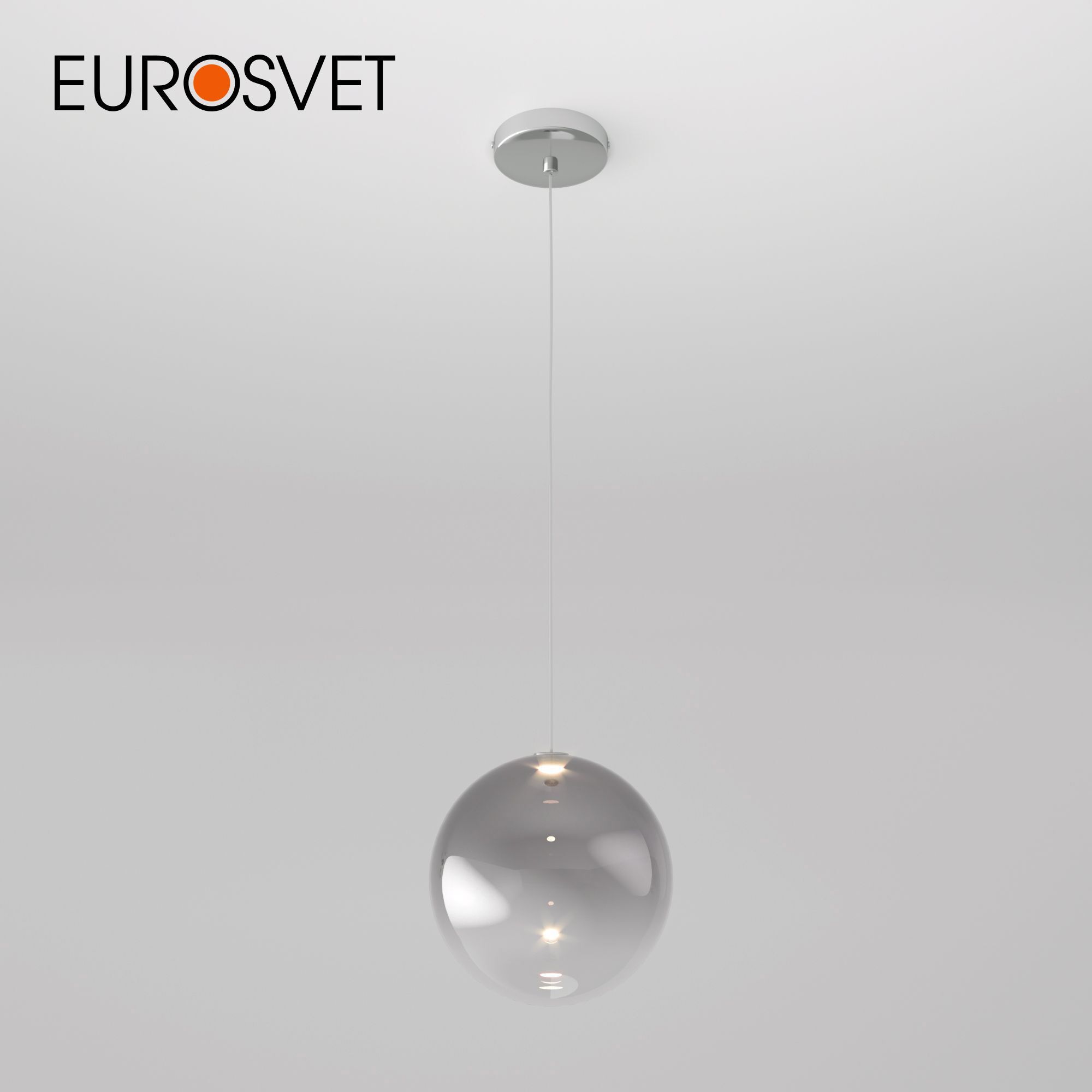 Изображение товара Подвесной светодиодный светильник Eurosvet Wonder 1 м² хром