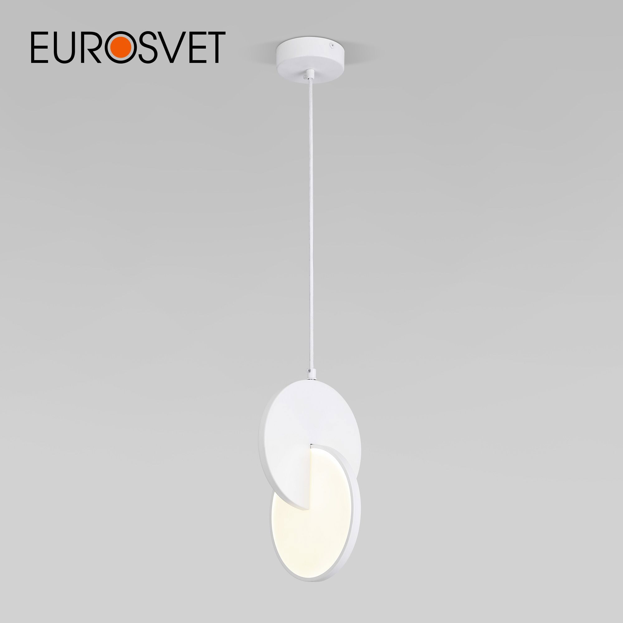 Изображение товара Подвесной светодиодный светильник Eurosvet 50225/1 LED белый 1 м²