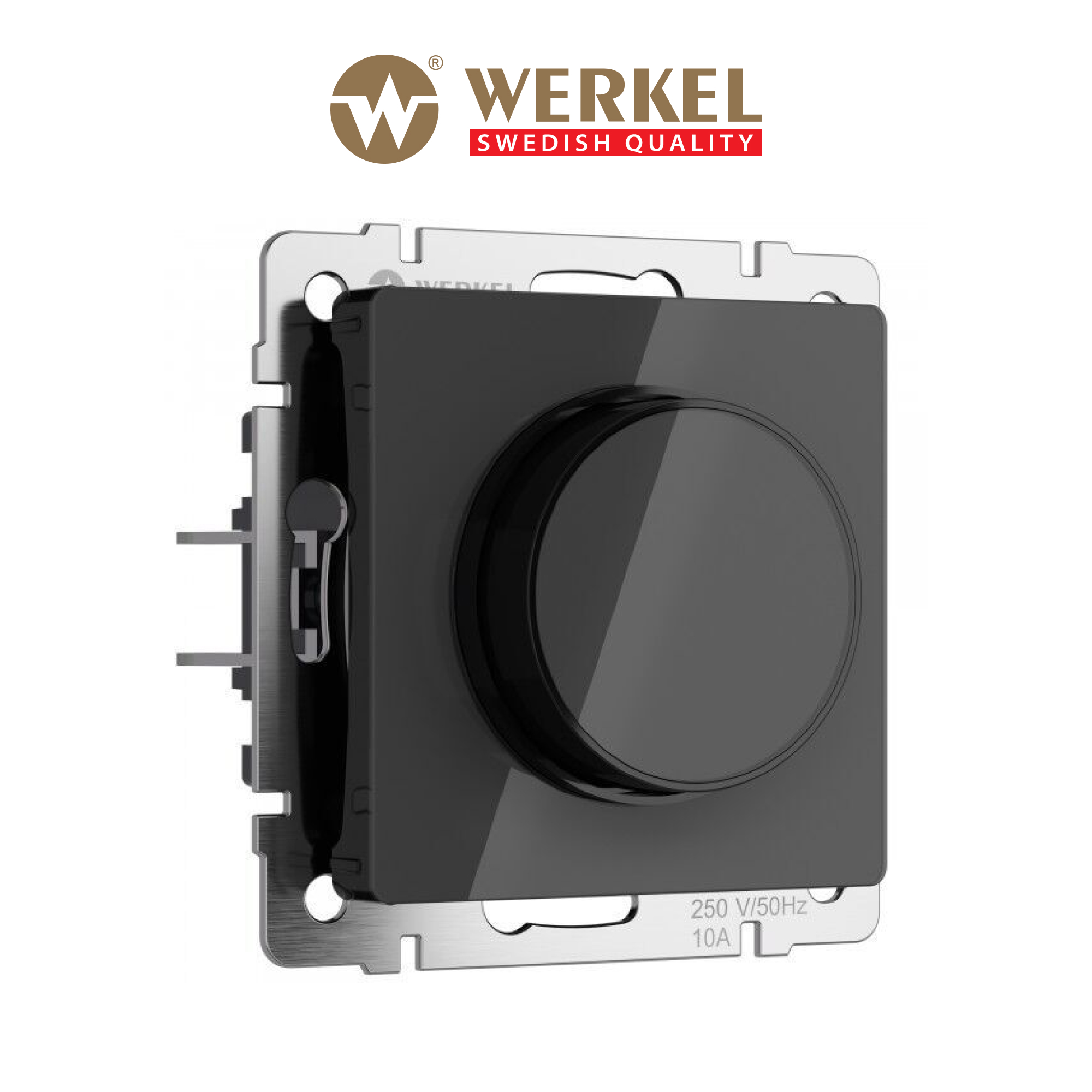 Изображение товара Диммер встраиваемый Werkel 600 Вт черный для регулируемого освещения