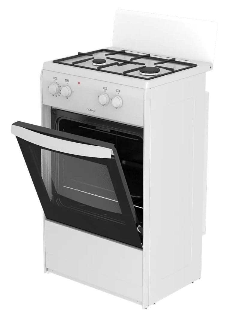 Изображение товара Кухонная плита Дарина S KM521 300 W белая компактная электроплита для дома дачи