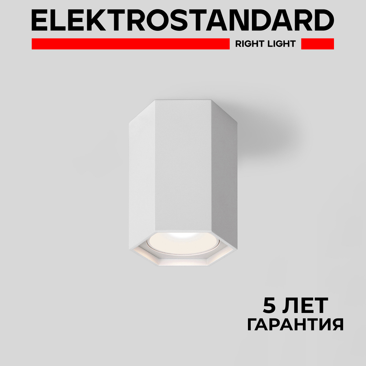 Изображение товара Светильник точечный светодиодный накладной Elektrostandard 25037/LED 1.4 м² нейтральный белый свет цвет белый