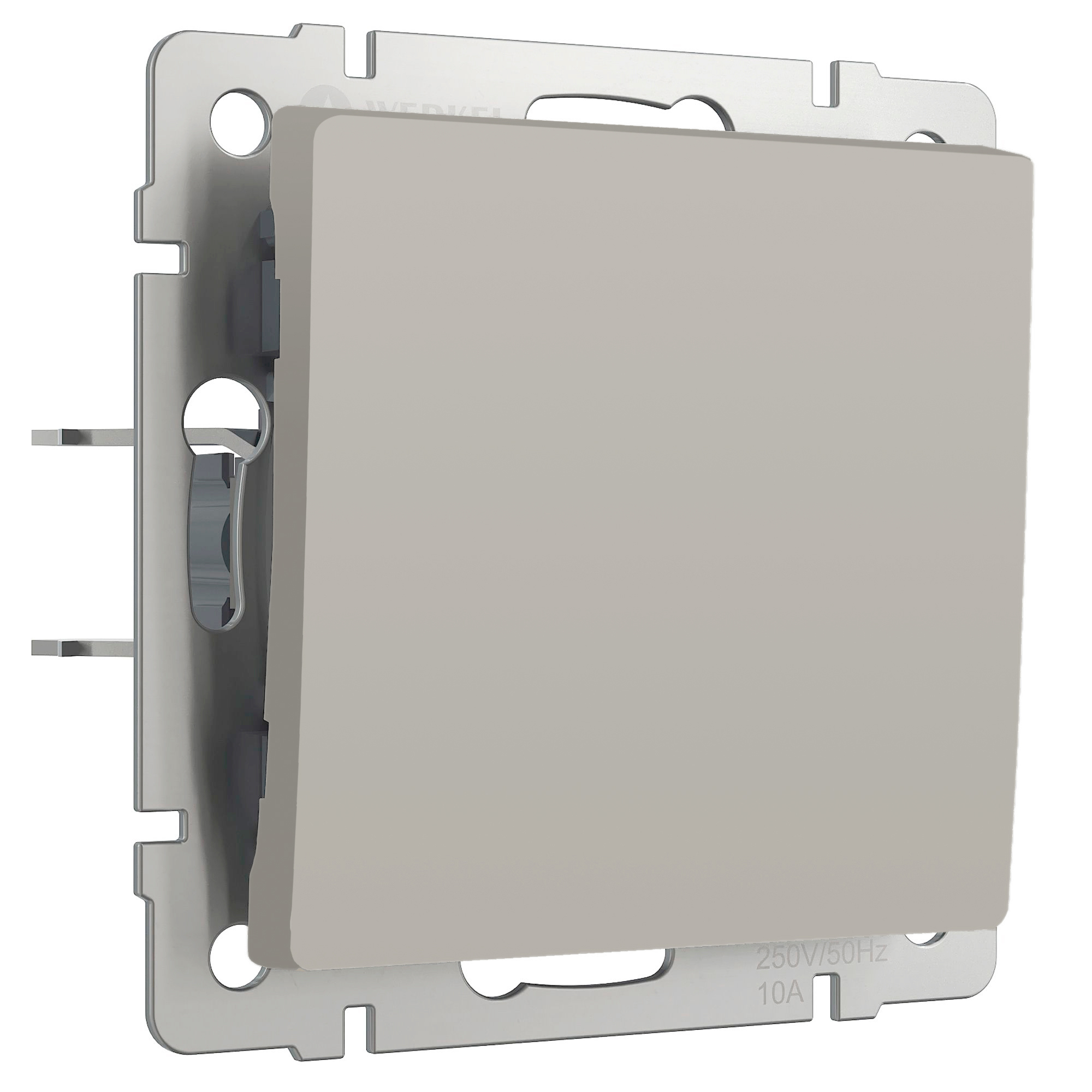 Изображение товара Выключатель встраиваемый одноклавишный Werkel дымчатый W1212004