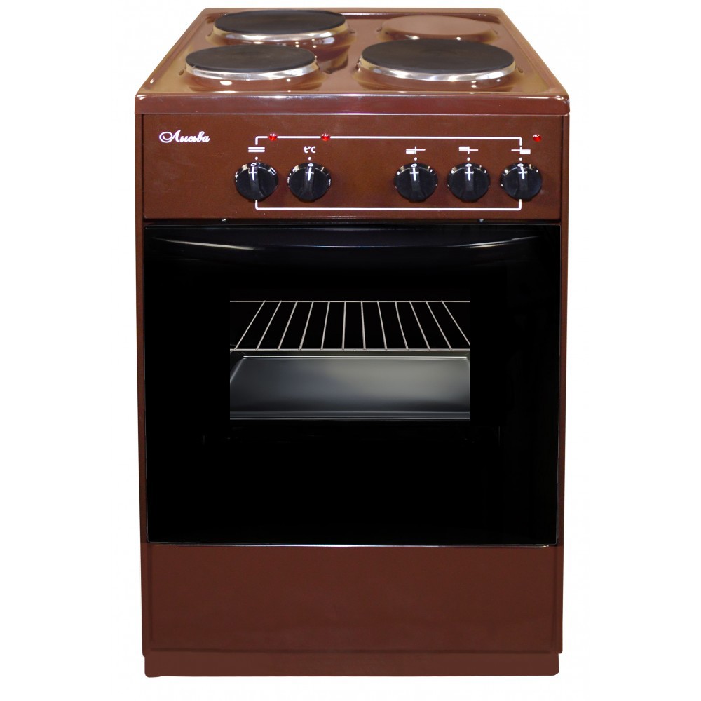 Изображение товара Электрическая плита с духовкой Лысьва 276769 коричневая механическая 50x85 см