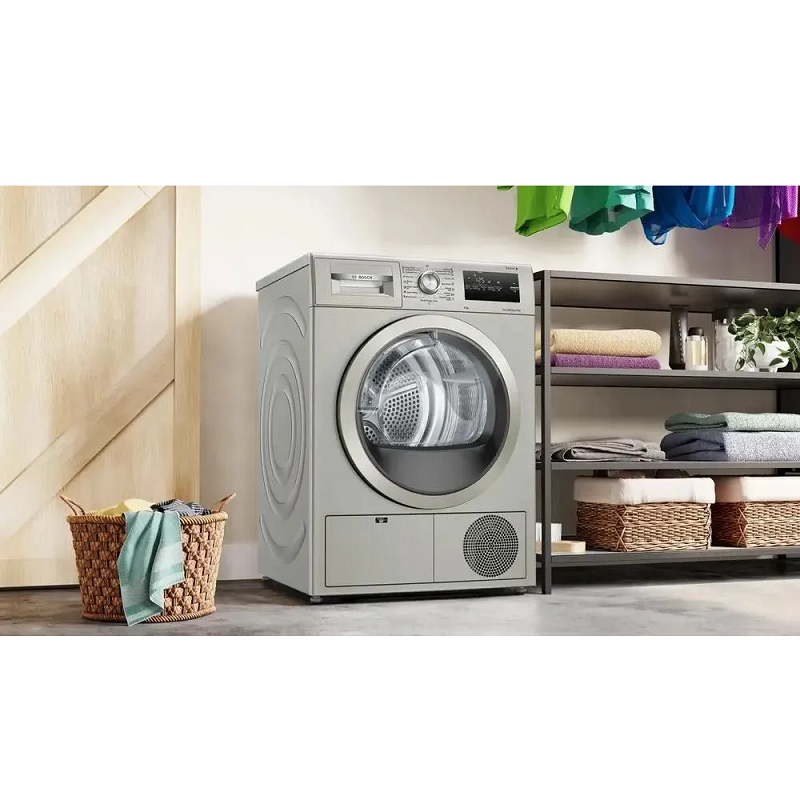 Изображение товара Сушильная машина BOSCH WDT2 Serie 4 8 кг нержавеющая сталь тихая эффективная