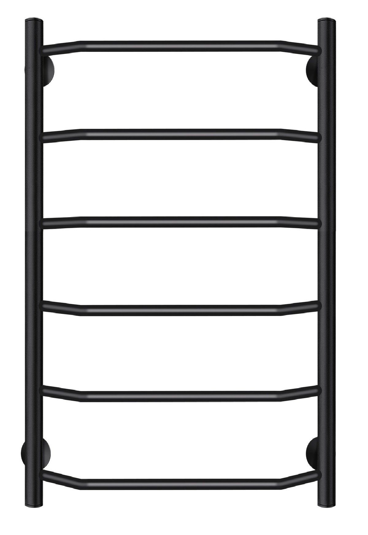 Изображение товара Полотенцесушитель водяной лесенка Secado Агата 1 800x500 мм универсальная подводка нержавеющая сталь цвет черный