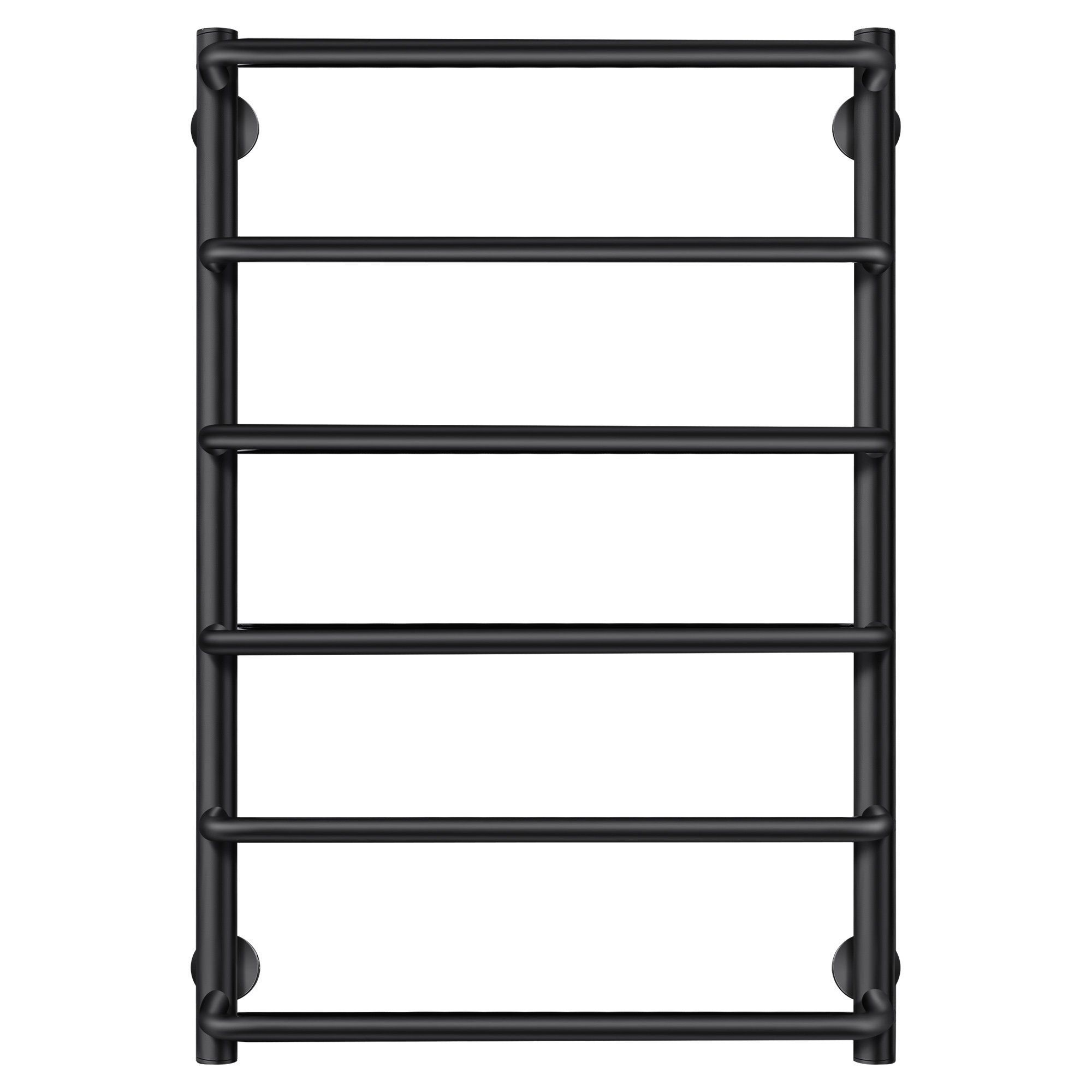 Изображение товара Полотенцесушитель водяной лесенка Secado Мерида 1 800x500 мм универсальная подводка нержавеющая сталь цвет черный