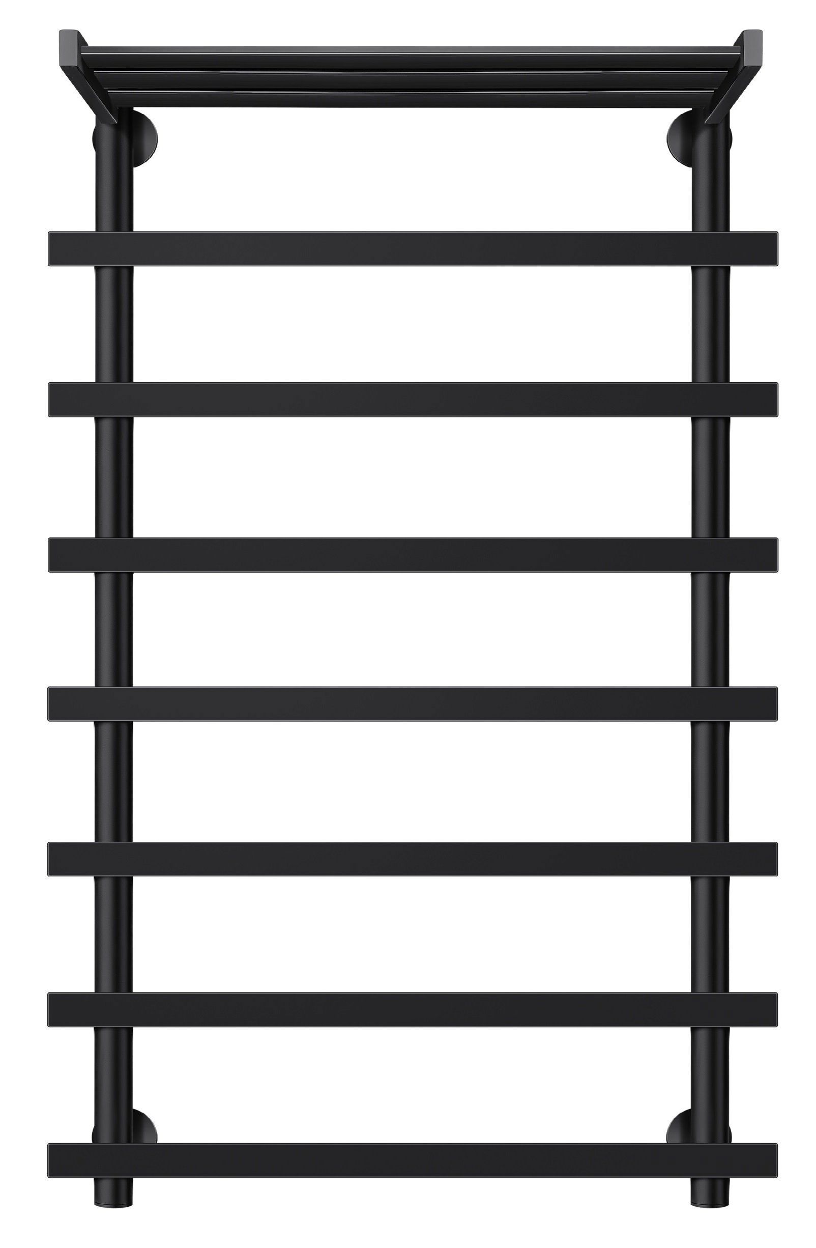Изображение товара Полотенцесушитель водяной лесенка Secado Понтида 1 сп 1000x600 мм универсальная подводка нержавеющая сталь цвет черный