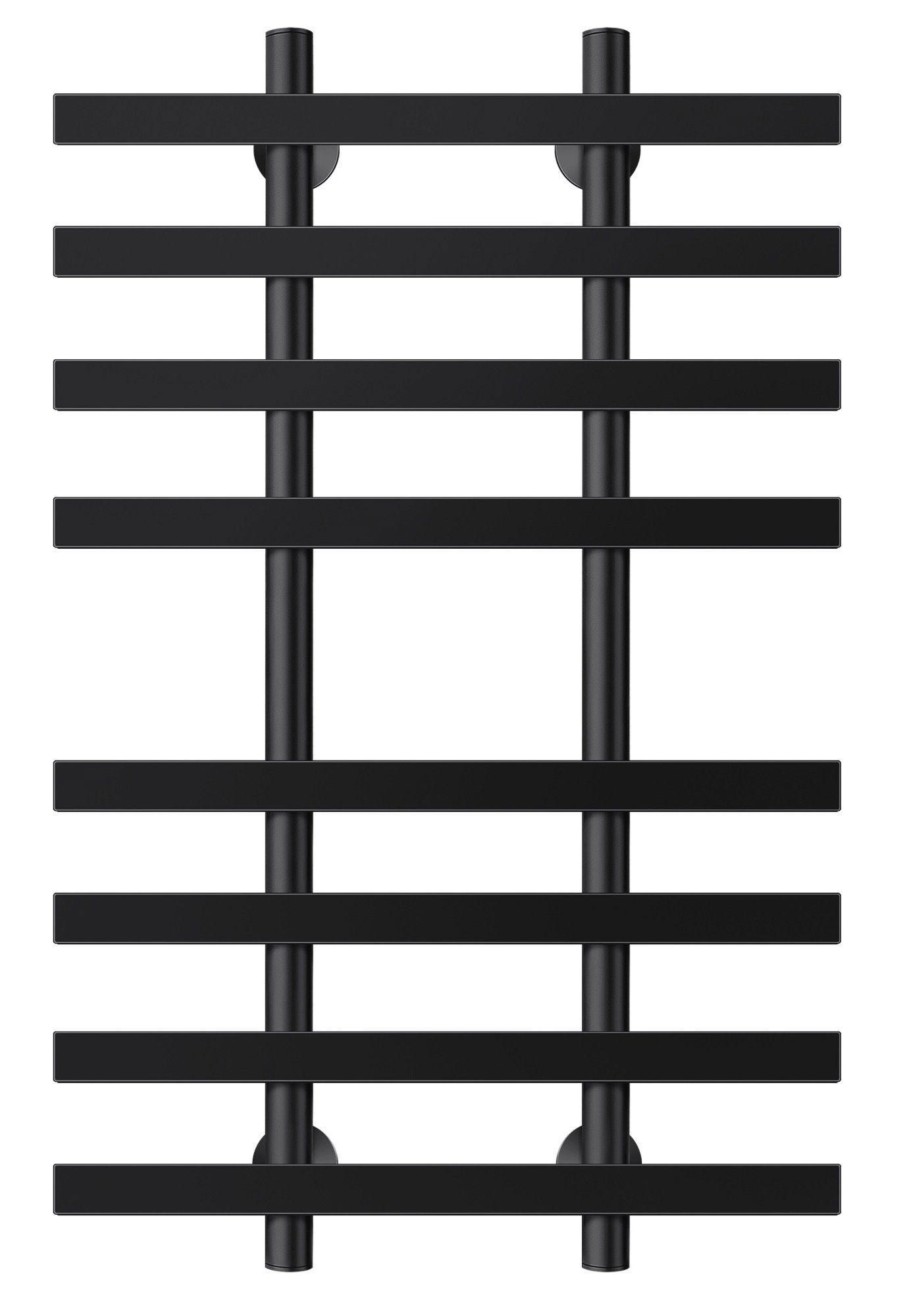 Изображение товара Водяной полотенцесушитель Secado Понтида 4 80x50 см нержавеющая сталь черный матовый