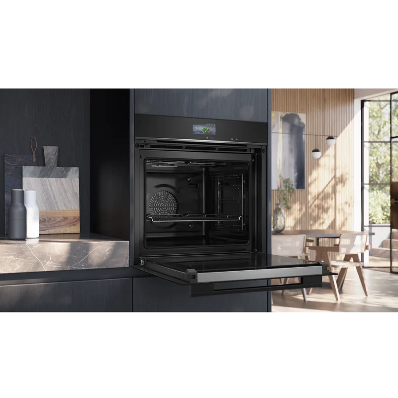 Изображение товара Встраиваемый духовой шкаф SIEMENS HB776G1B1 71 л черный