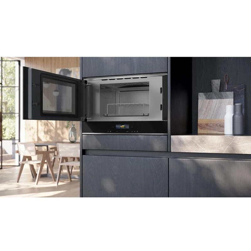 Изображение товара Встраиваемая микроволновая печь Siemens SS-46W 21 л 59.4x38.2x38.8 см цвет черный