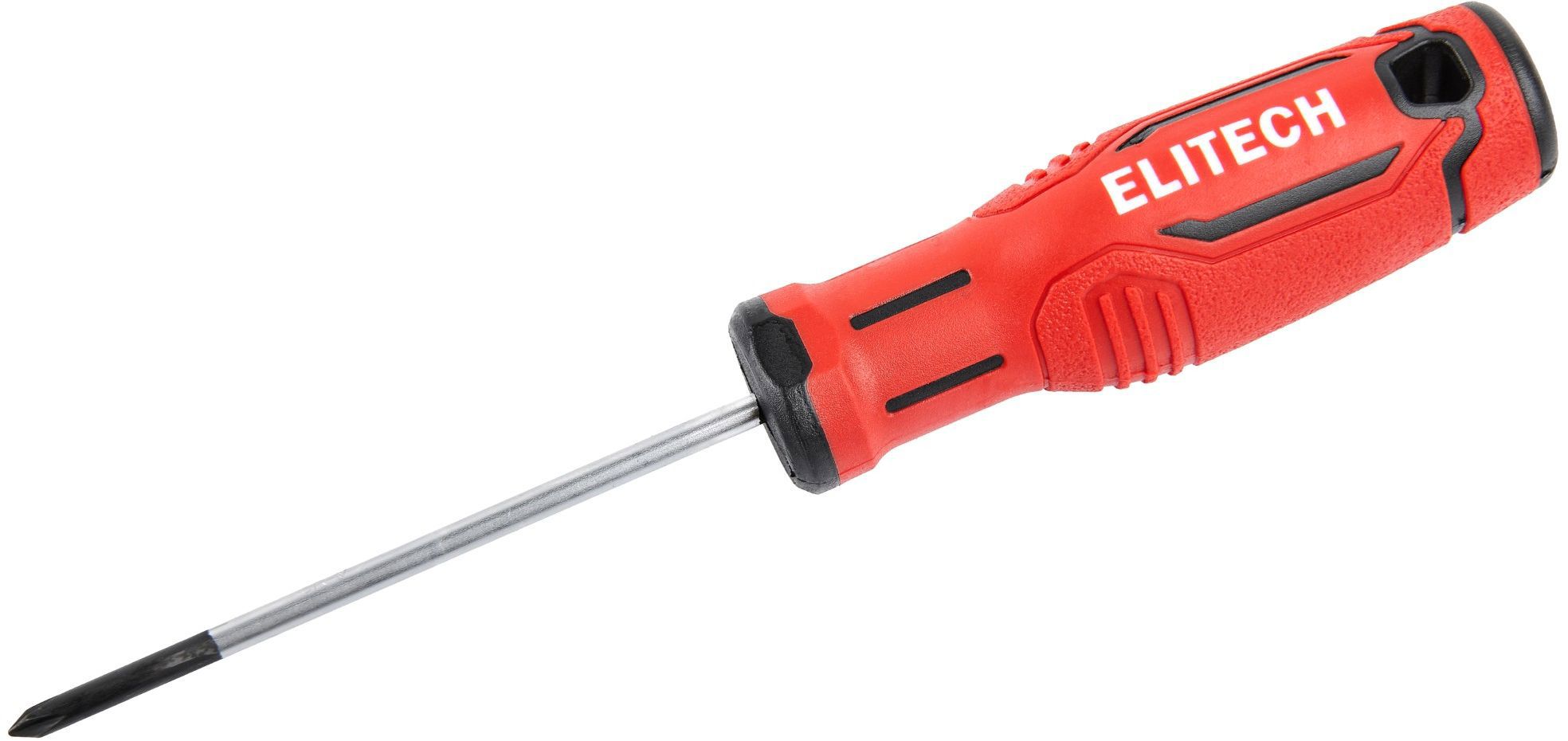 Изображение товара Отвертка крестовая Elitech 211201 PH0x75 мм с магнитным наконечником