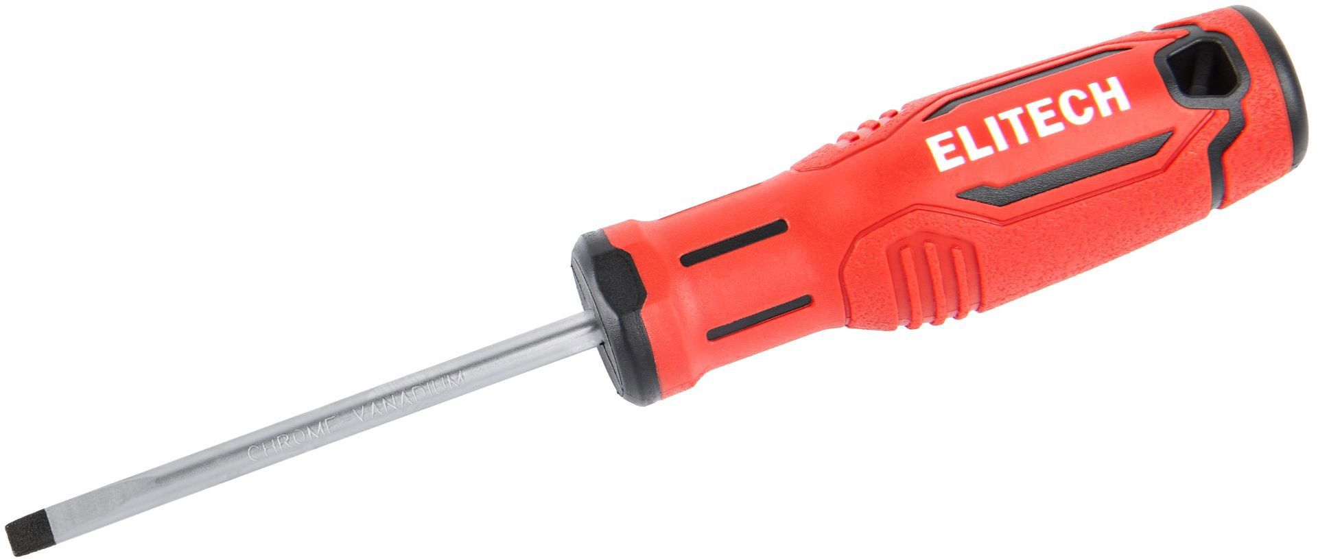 Изображение товара Отвертка прямая Elitech 211102 SL5x75 мм