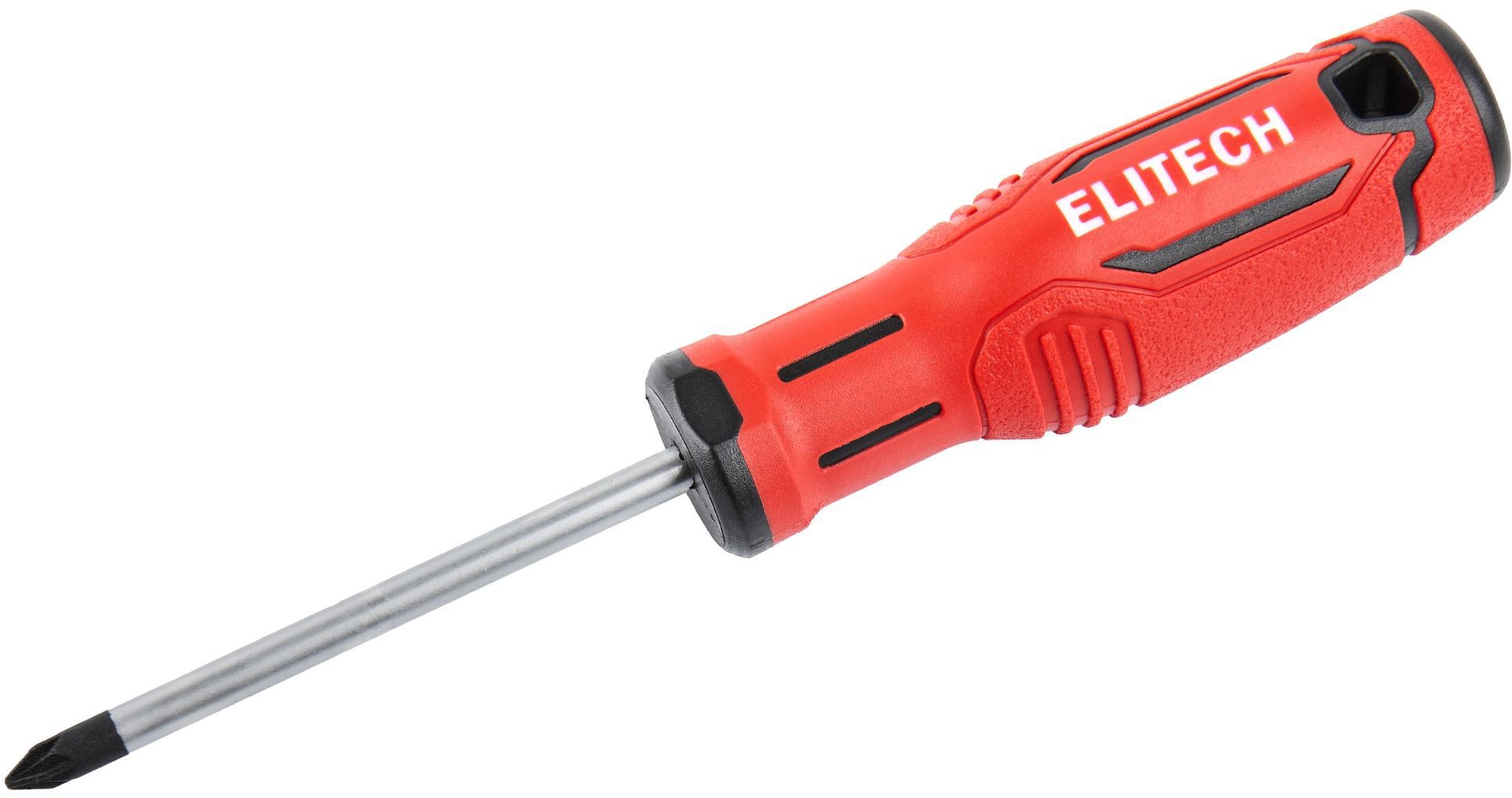 Изображение товара Отвертка крестовая Elitech 211302 PZ1x75 мм магнитная надежная