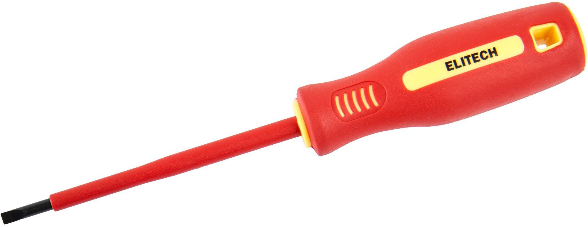 Изображение товара Отвертка диэлектрическая Elitech 231101 SL4.0x100 мм