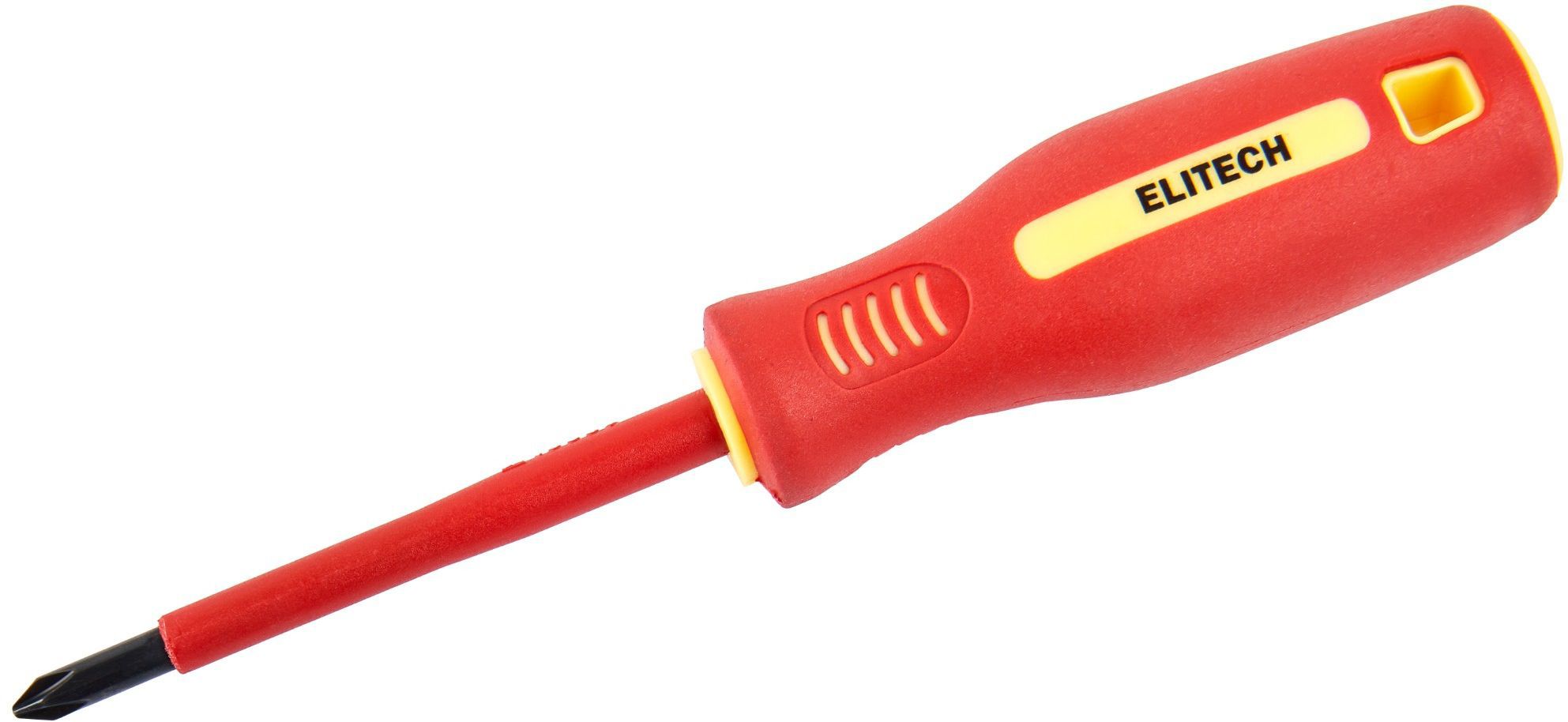 Изображение товара Отвертка крестовая диэлектрическая Elitech 231201 PH1x80 мм