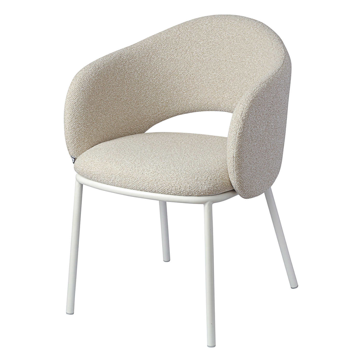 Изображение товара Стул Bergenson Bjorn Coastal Кухонный стул с текстильной спинкой и металлическими ножками