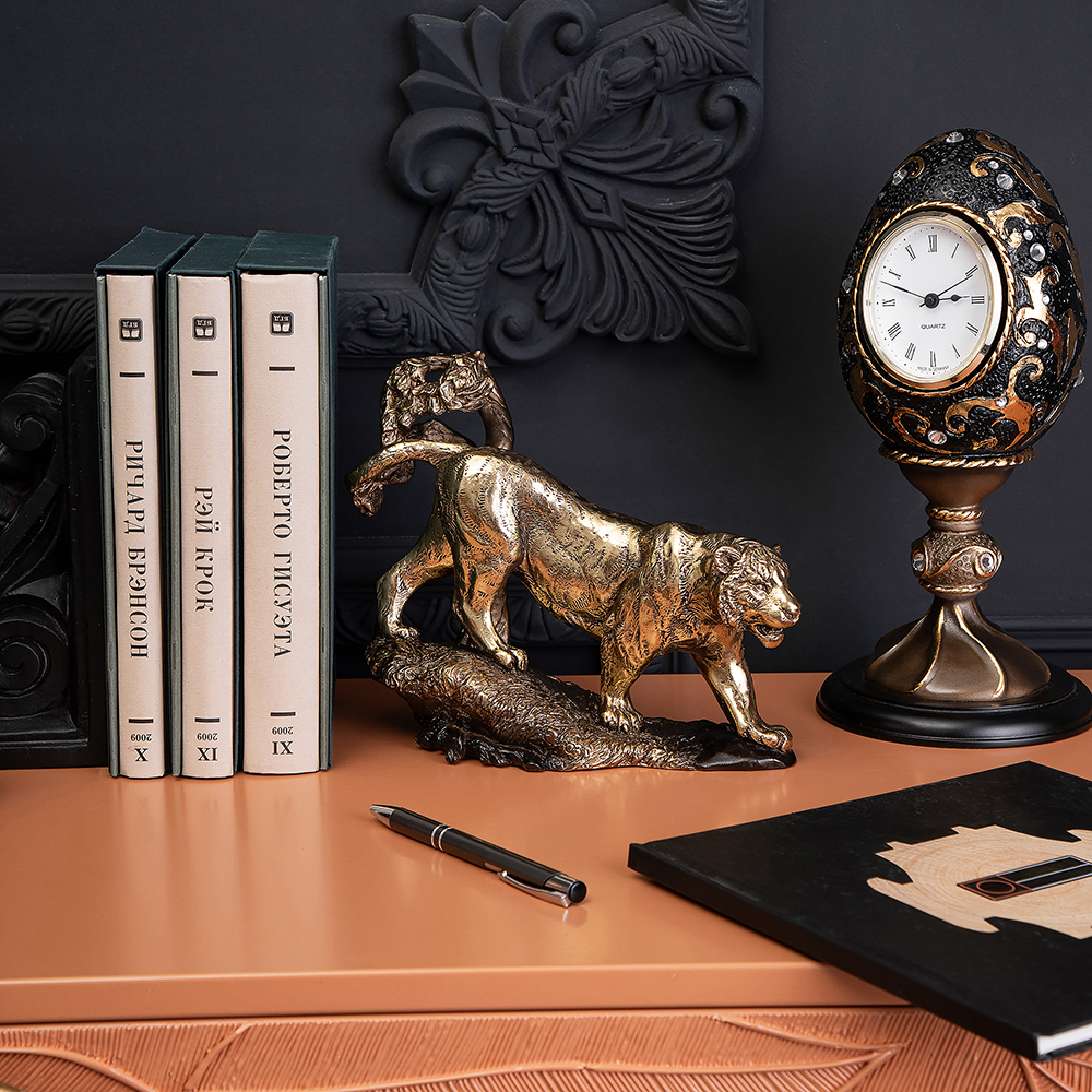 Изображение товара Декоративная фигура Bogacho Тигр бронзовая