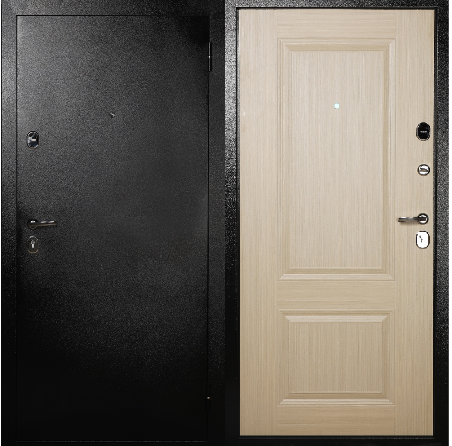 Изображение товара Входная дверь Восток 7 правый 205x86см цвет антик коричневый/дуб светлый