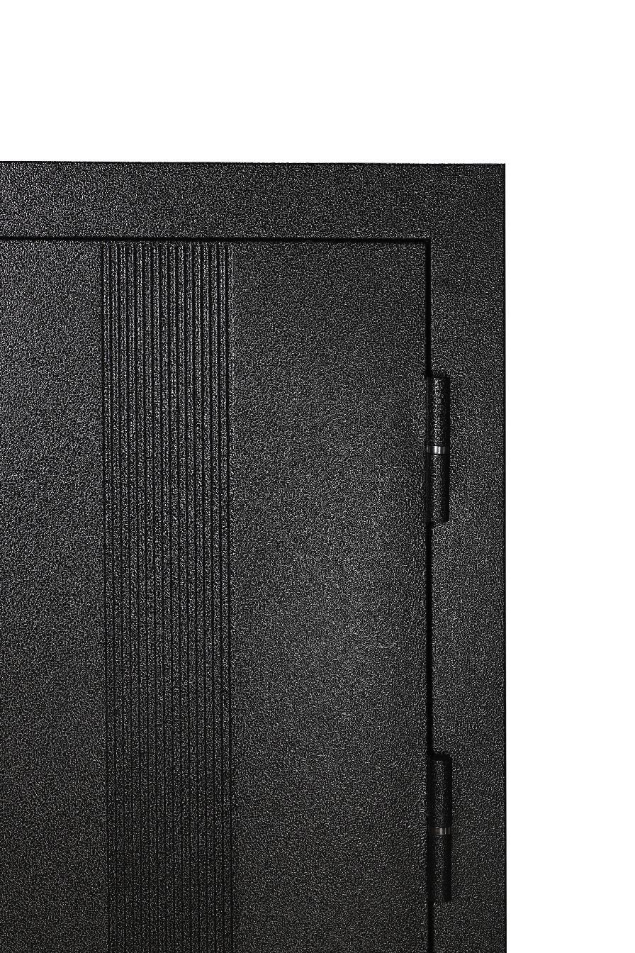 Изображение товара Входная дверь Восток 9 левый 205x96см цвет антик темный серебристый/белый