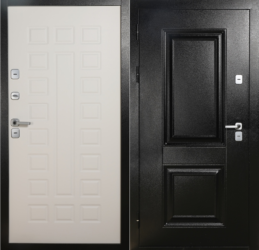 Изображение товара Входная дверь Восток 11 левый 205x86см цвет букле серый/белый