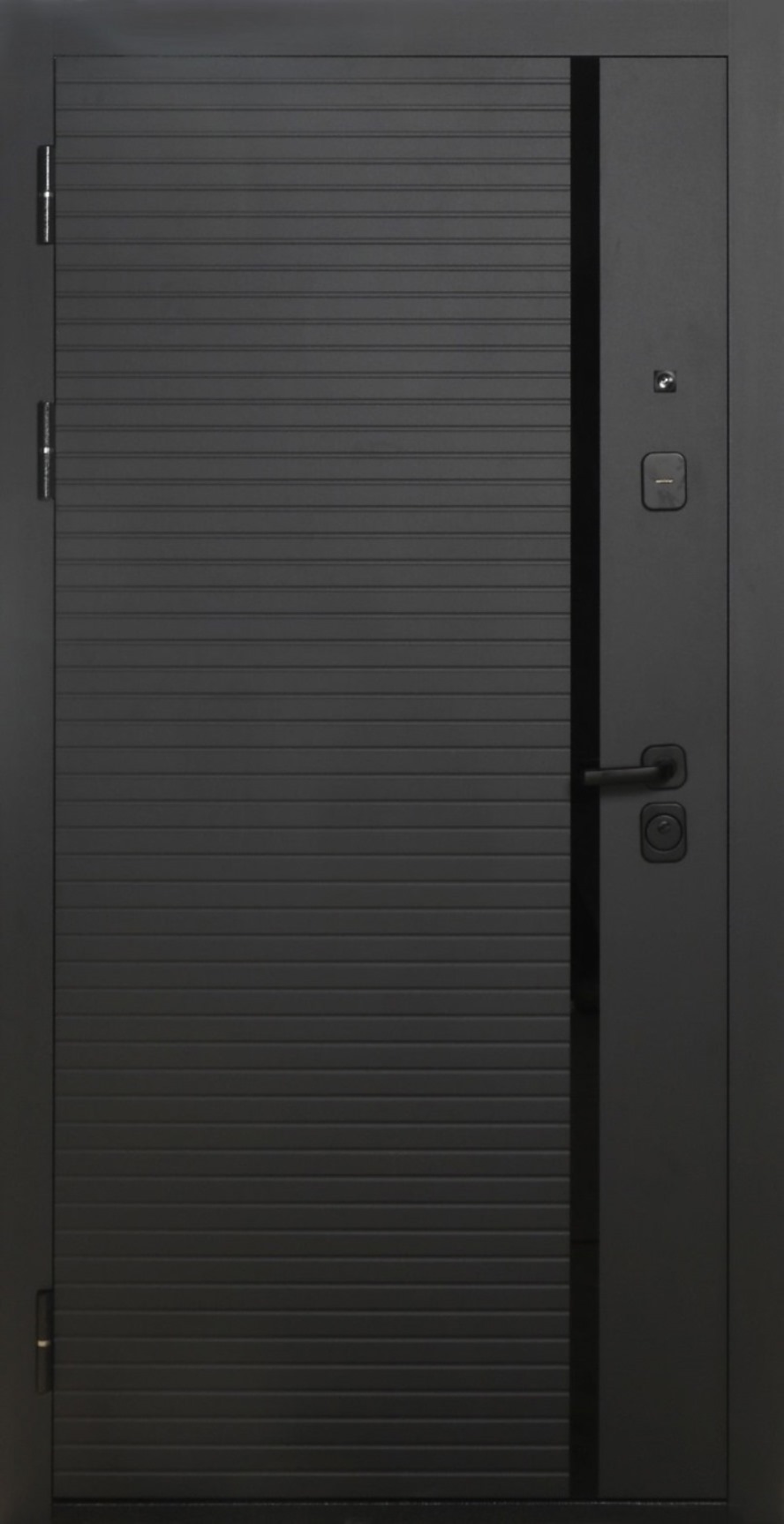 Изображение товара Входная дверь Восток 10, серый графит/белый, 96x198 см