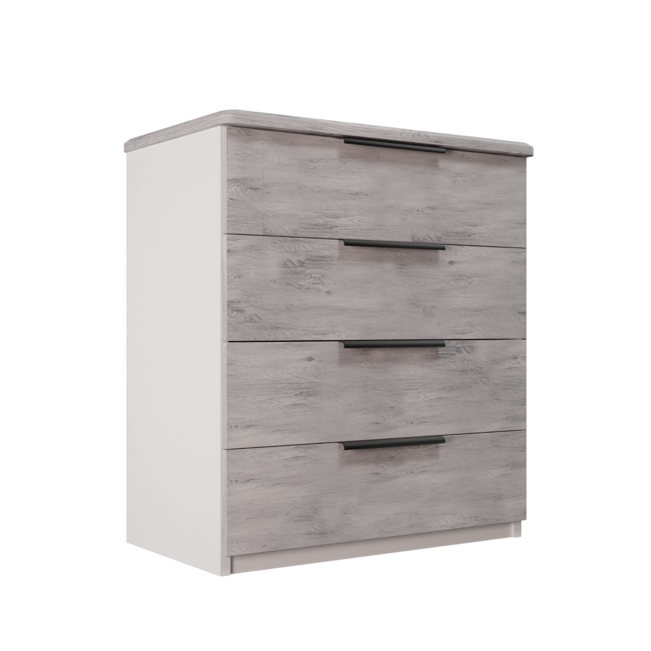 Изображение товара Современный комод Веста Марта 900-4 с 4 ящиками и текстурой под дерево Лиственница камчатская