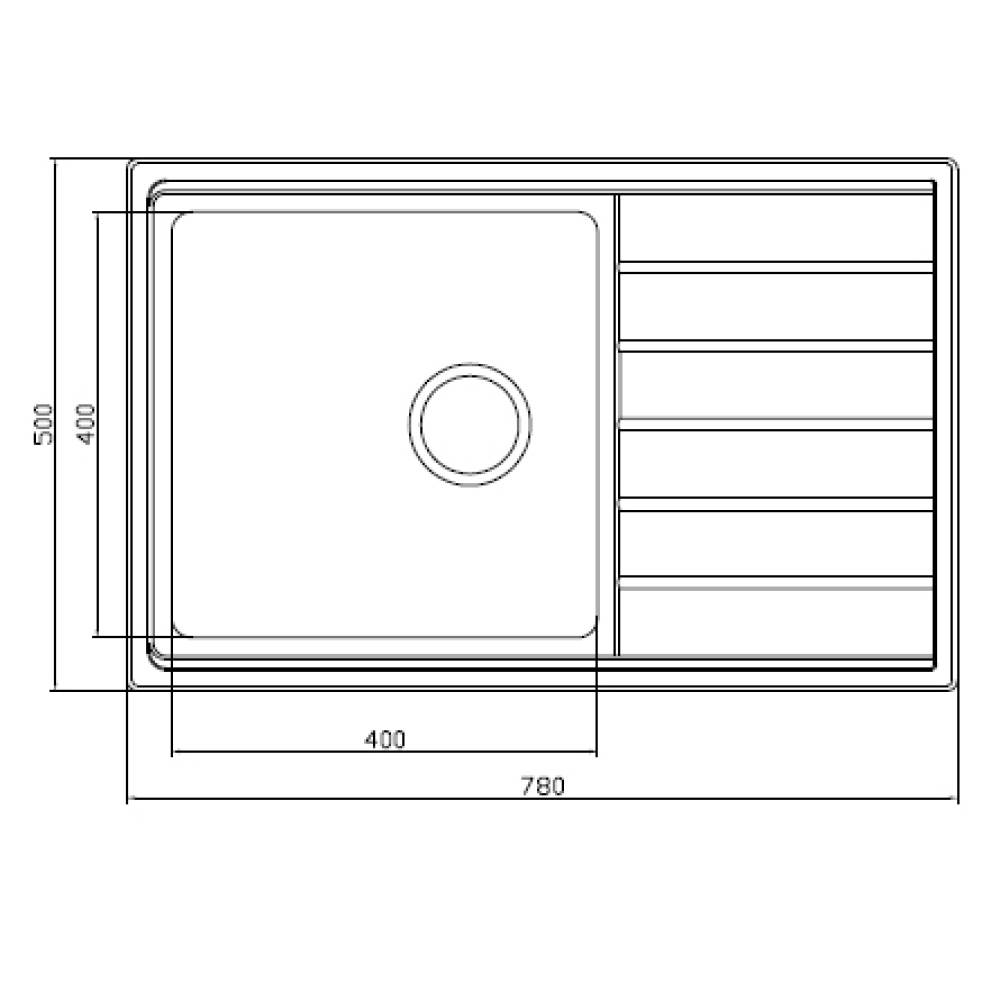 Изображение товара Мойка для кухни Seaman SMR-7850A 50x78 см глубина чаши 21.5 см нержавеющая сталь цвет нержавеющая сталь Изображение товара Мойка для кухни Seaman SMR-7850A 50x78 см глубина чаши 21.5 см нержавеющая сталь цвет нержавеющая сталь
