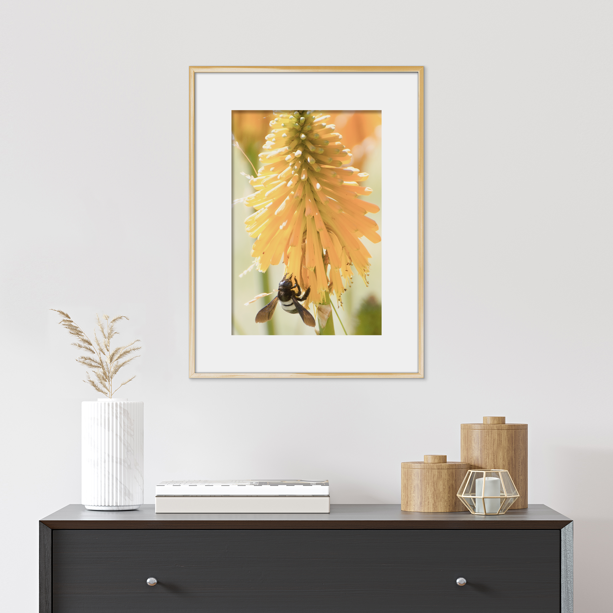 Рамка KREAFORTA Lila 30x40 см пластик цвет золото - 2