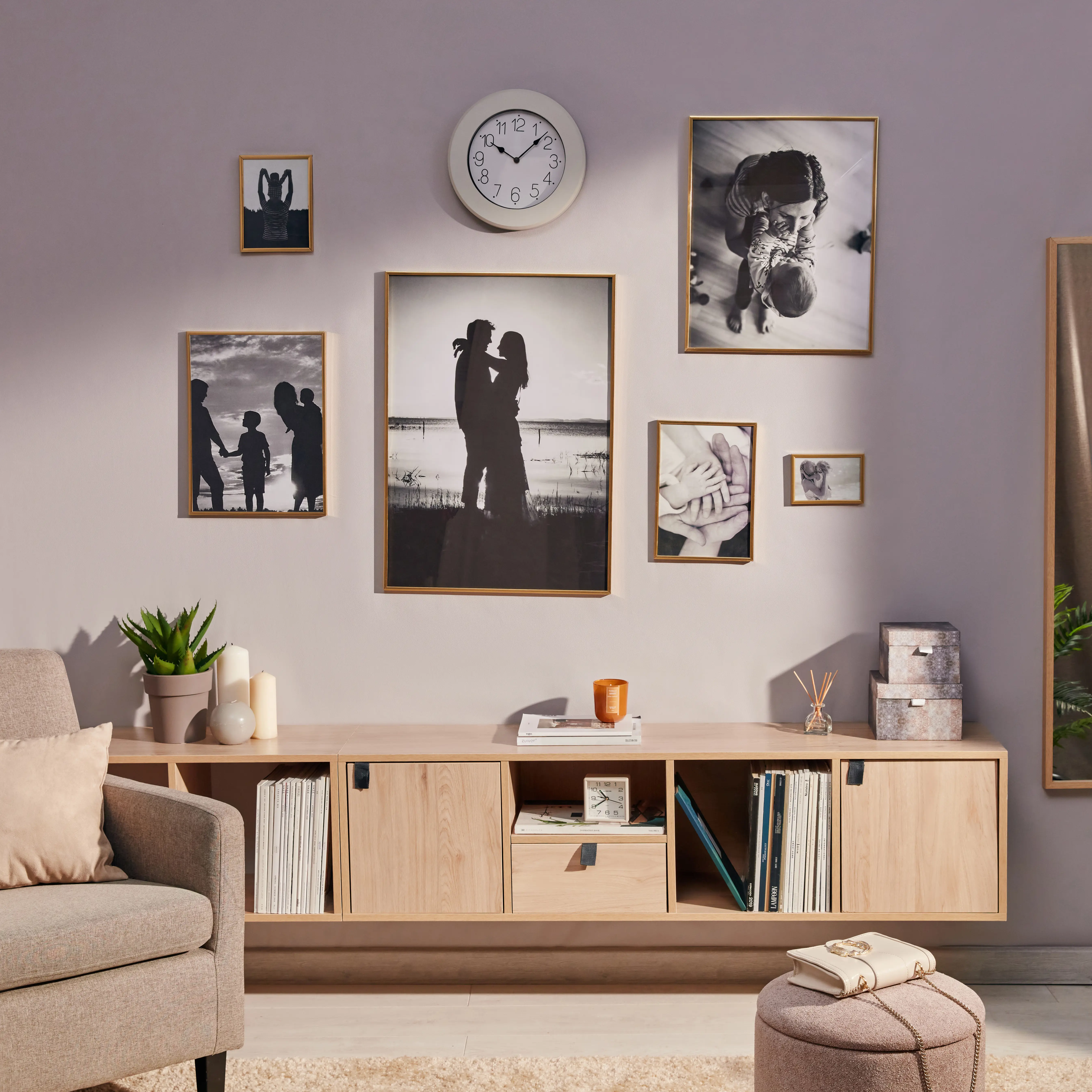 Рамка KREAFORTA Lila 15x20 см пластик цвет золото - 8