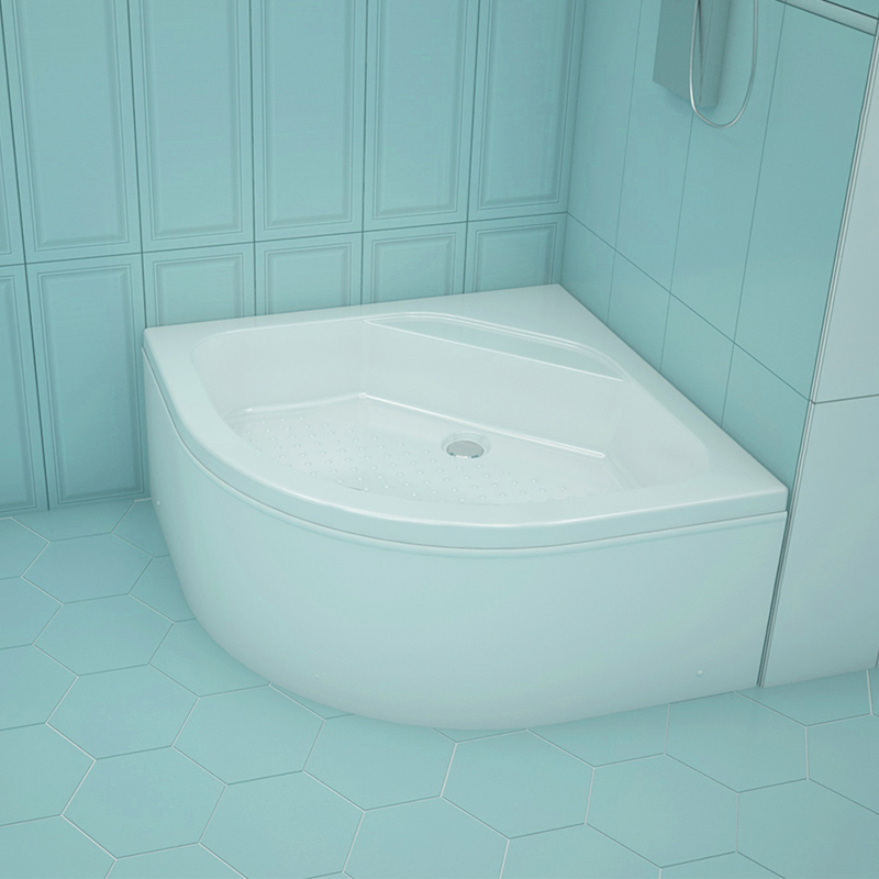 Изображение товара Поддон Melodia della vita Round Plus акриловый 90x90x35.5 высокий 1/4 круга цвет белый, слив 50 мм Изображение товара Поддон Melodia della vita Round Plus акриловый 90x90x35.5 высокий 1/4 круга цвет белый, слив 50 мм