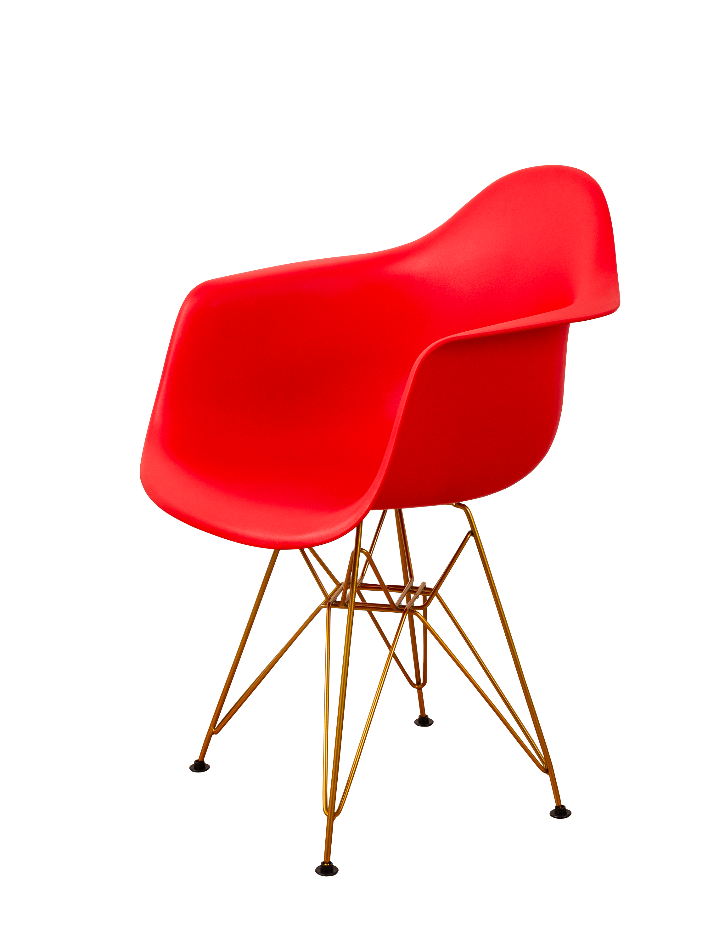 Изображение товара Стул-кресло Derstuhl 330 gold комплект 4 шт 43x82x58 см полипропилен цвет красный