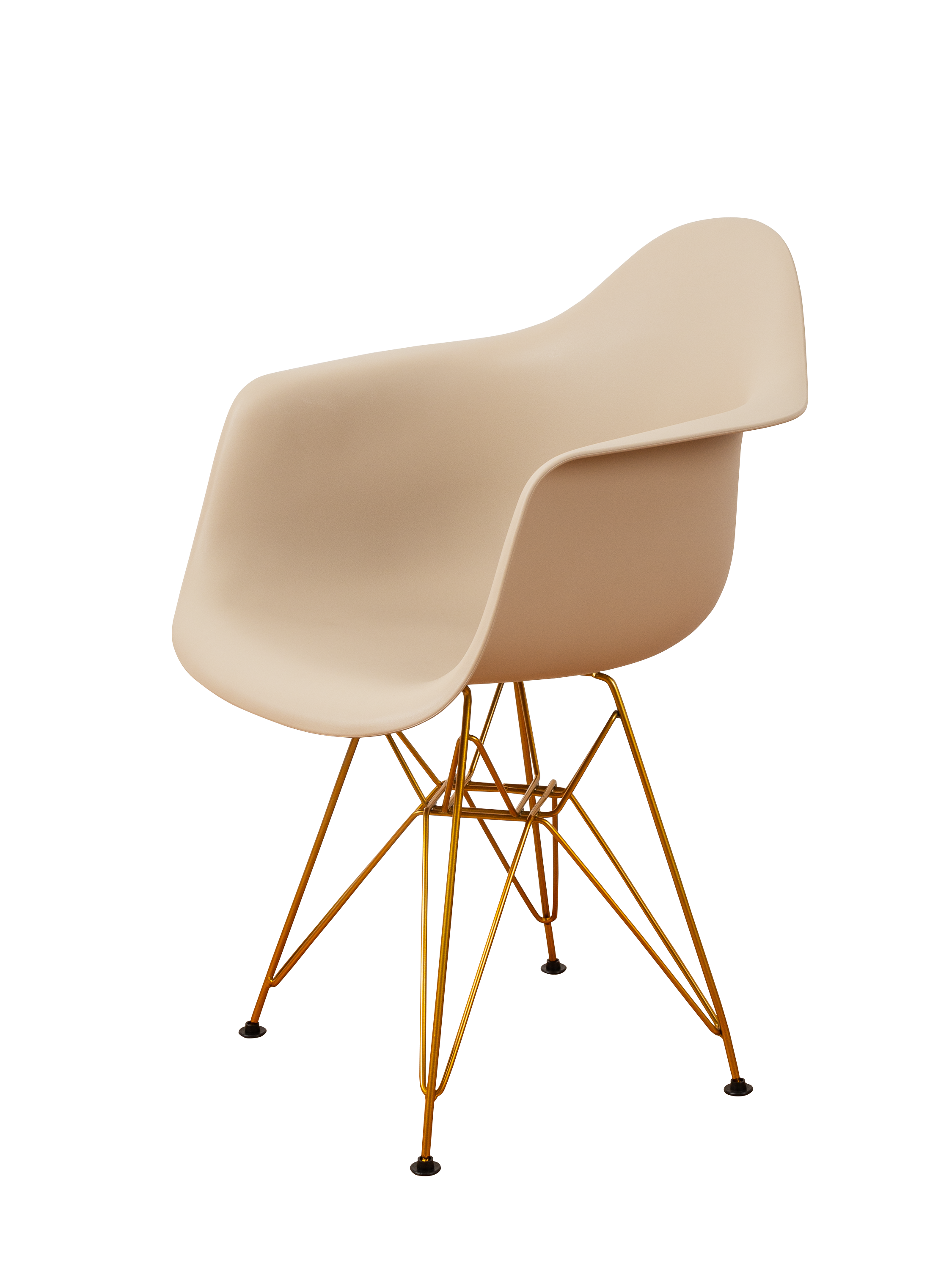 Изображение товара Комплект из 4 стульев-кресел DERSTUHL 330 GOLD из пластика и металла