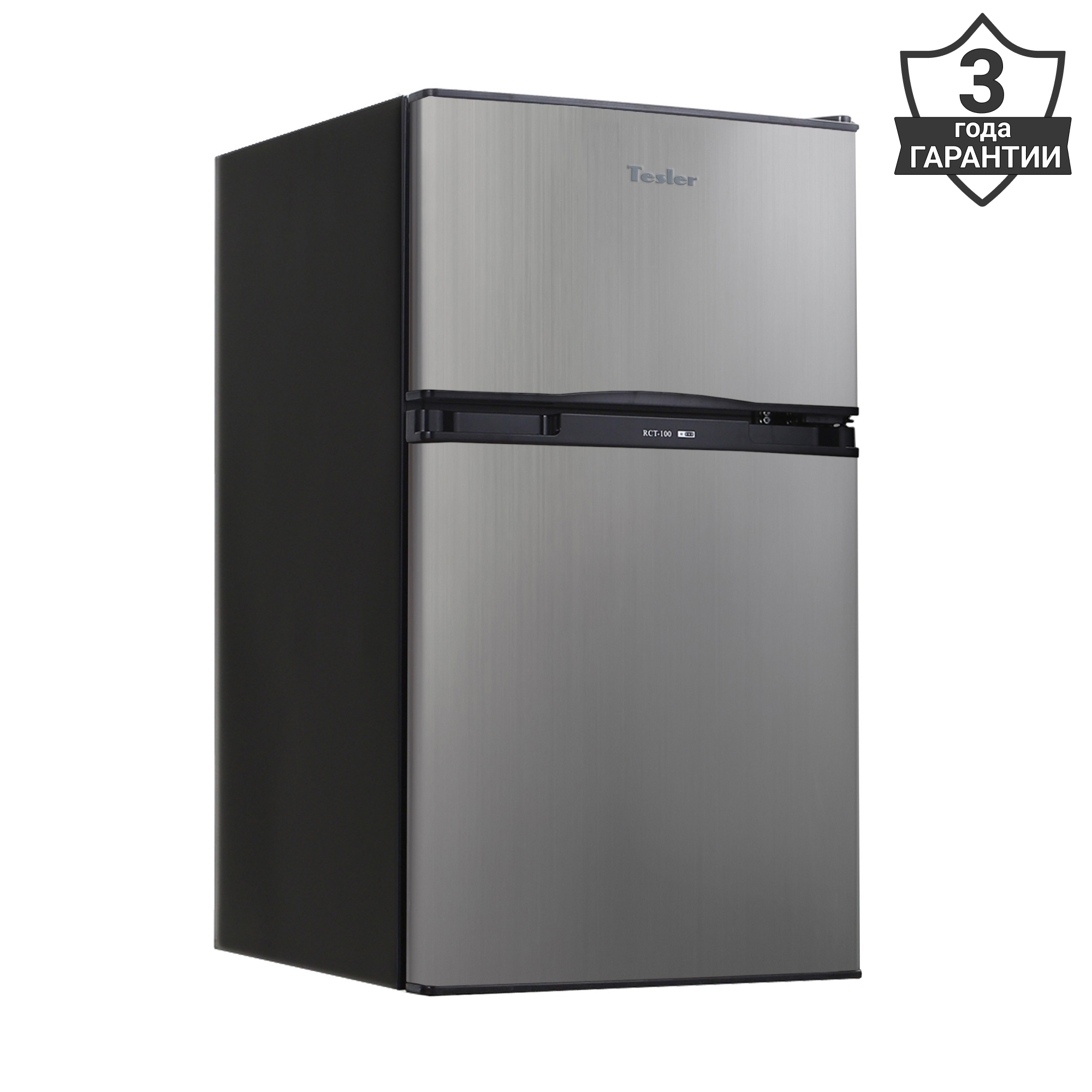 Изображение товара Отдельностоящий холодильник Tesler RCT-100 95 л графит компактный и энергоэффективный