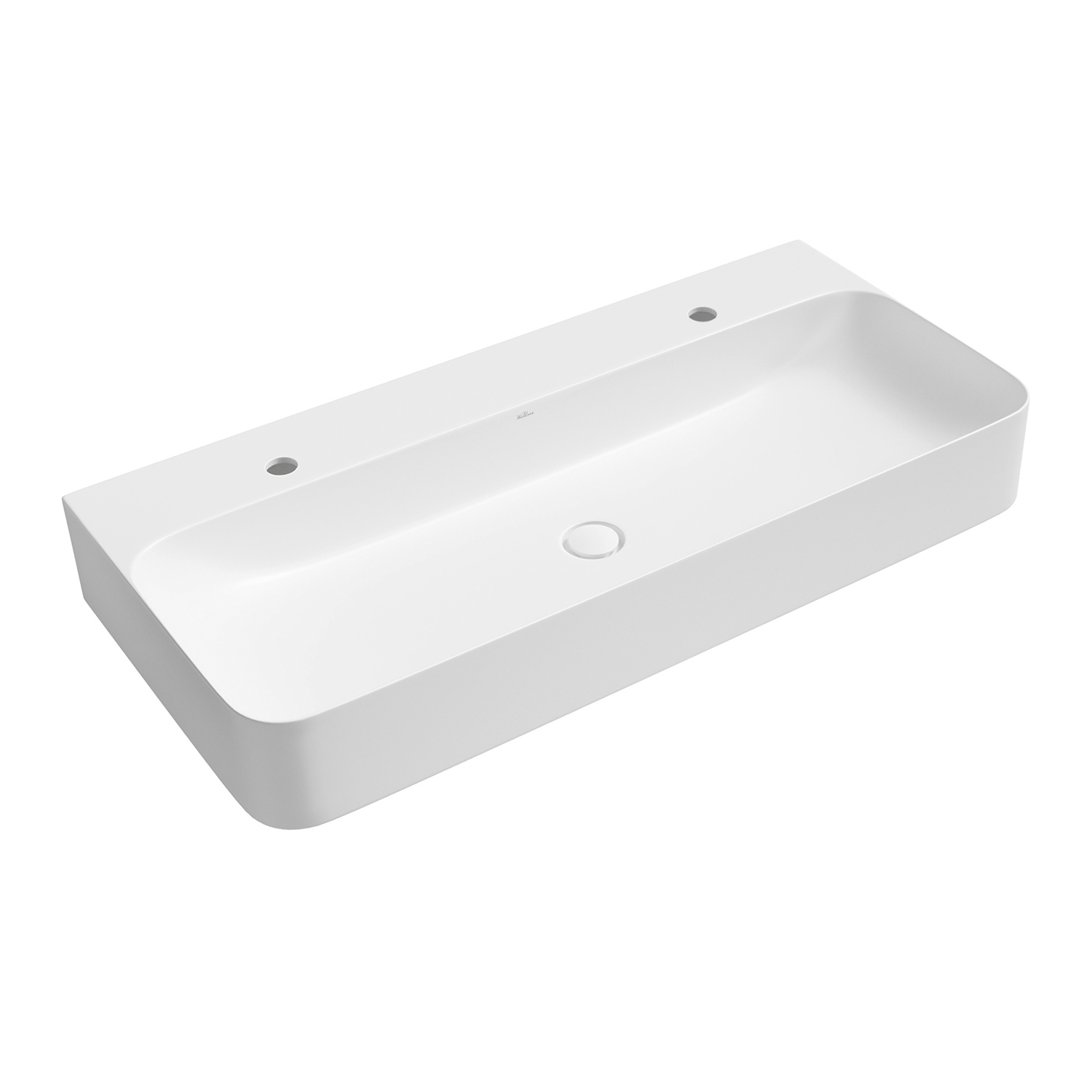 Изображение товара Раковина накладная Wellsee Clermont 100см комплект 5 в 1 современный дизайн