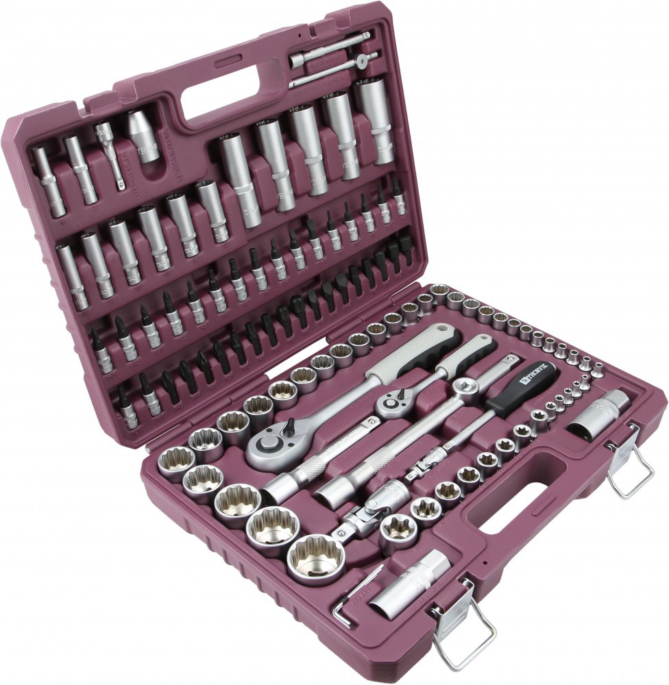 Изображение товара Набор инструментов Thorvik TS108/12 108 предметов в кейсе для ремонта и обслуживания