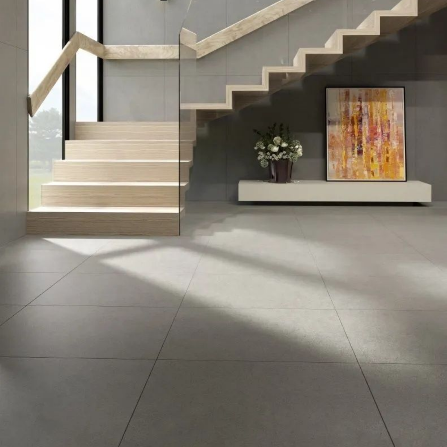 Изображение товара Керамогранит Primavera Royal spring 67011 60x120см цвет темно-серый бетон