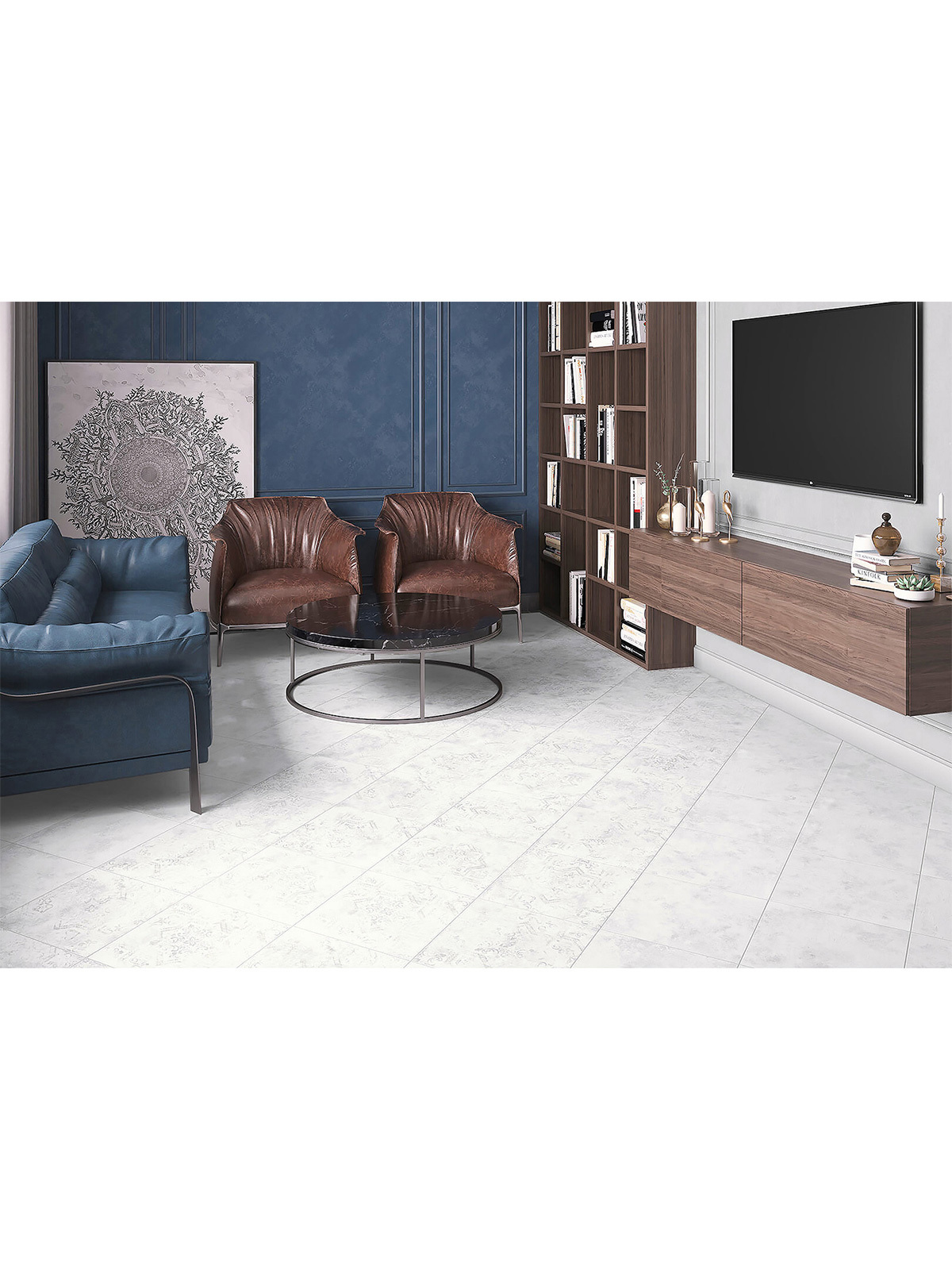 Изображение товара Плитка Altacera GP6TEN00 41x41см 1.85 м² цвет белый, цена за упаковку