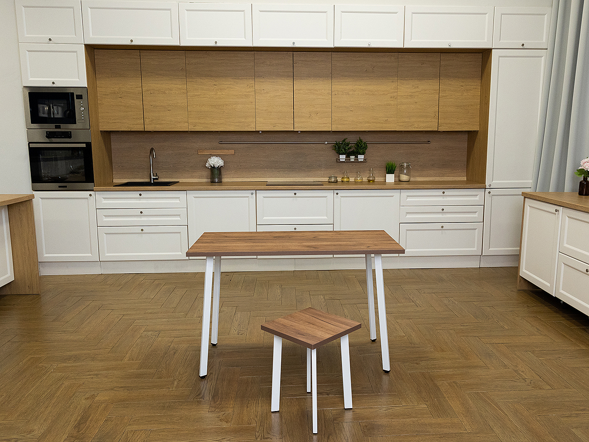 Изображение товара Обеденный стол Diko loft 110x55 см в стиле лофт с регулируемыми ножками