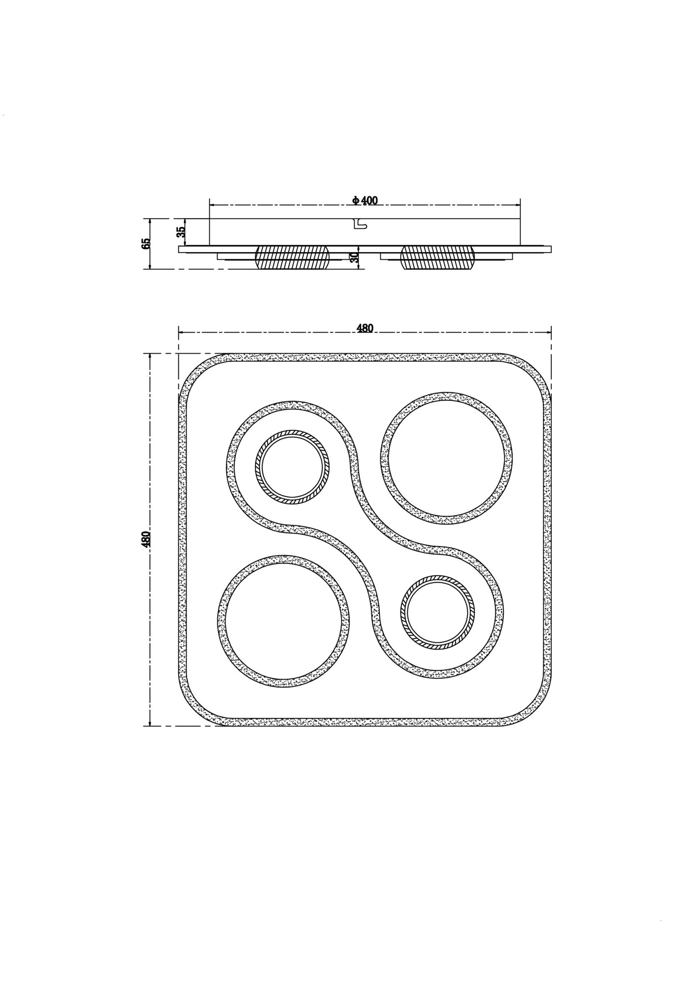 Изображение товара Люстра потолочная FR6049CL-L95W цвет белый