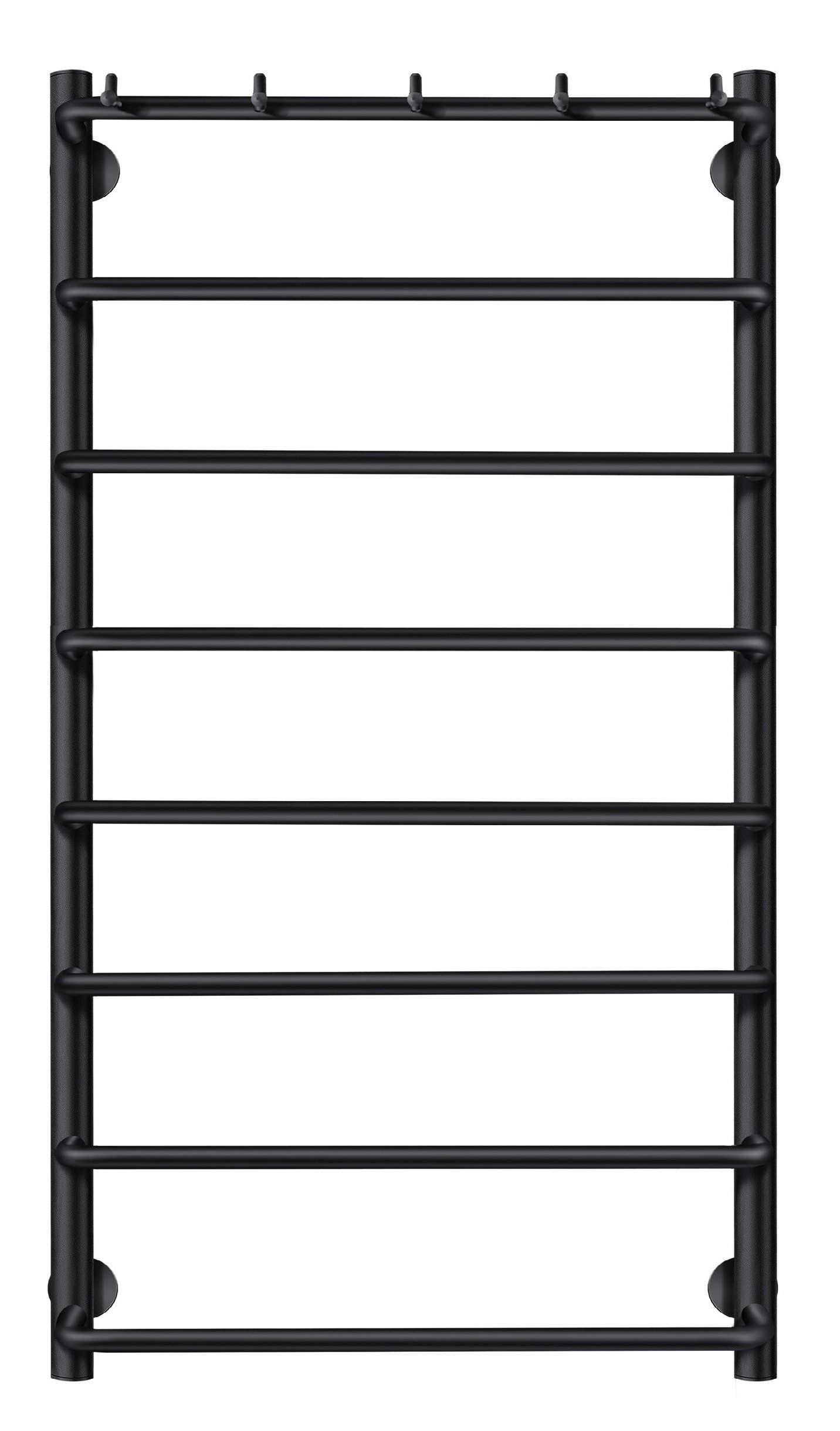 Изображение товара Полотенцесушитель электрический Secado Мерида 1 К 500x1000 мм 300 Вт с терморегулятором лесенка цвет черный L