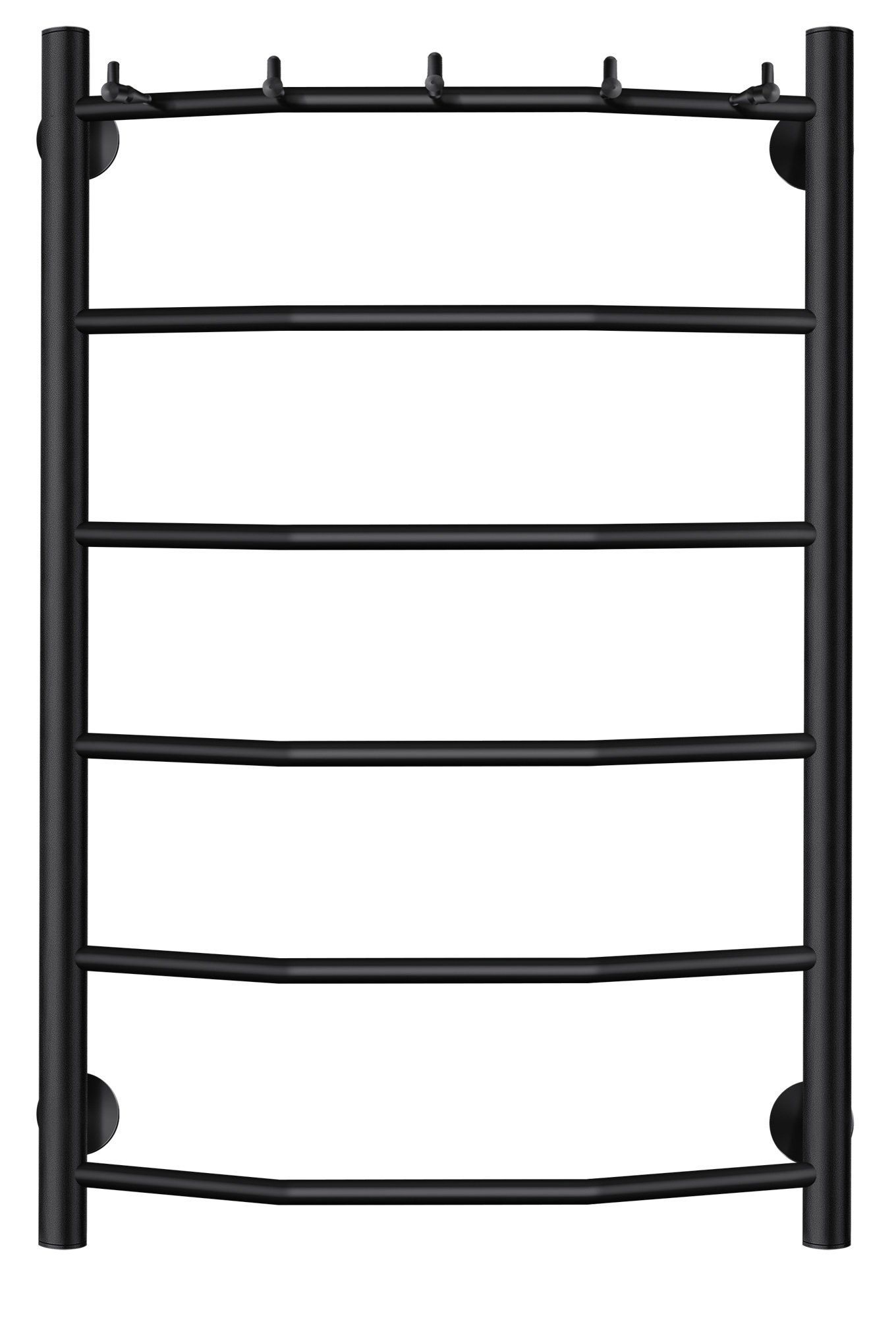 Изображение товара Полотенцесушитель электрический Secado Милан 1 К 500x800 мм 300 Вт с терморегулятором лесенка цвет черный L